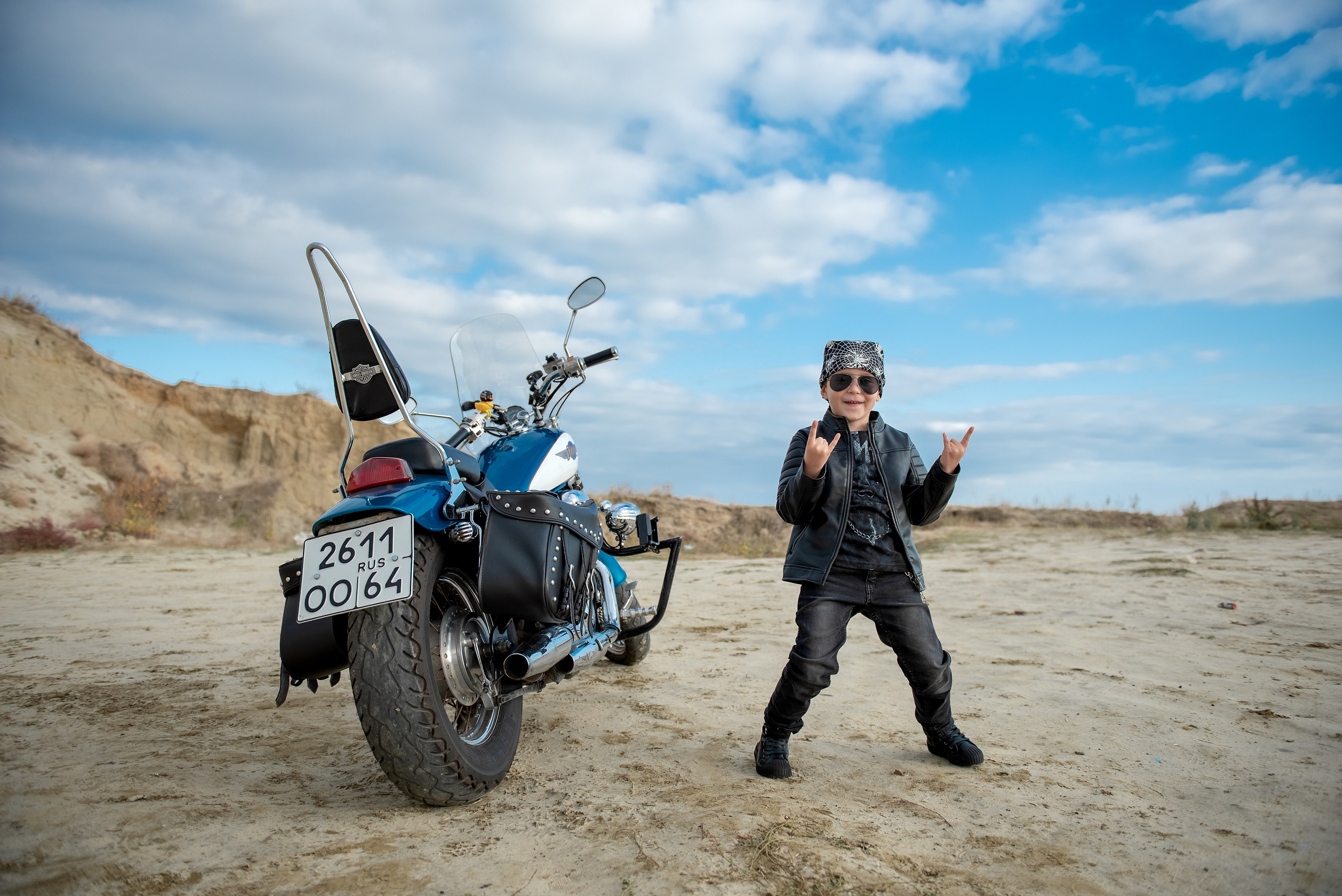 Юный байкер. Фотограф Саратов Юлия Петрова