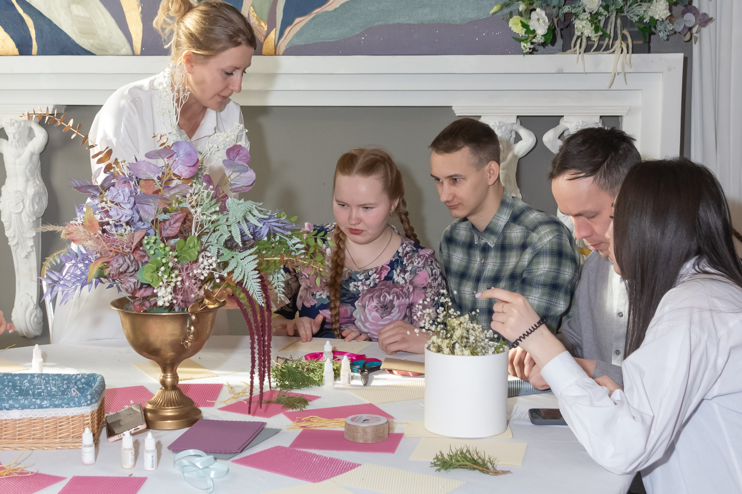 Свадебное чаепитие для молодоженов