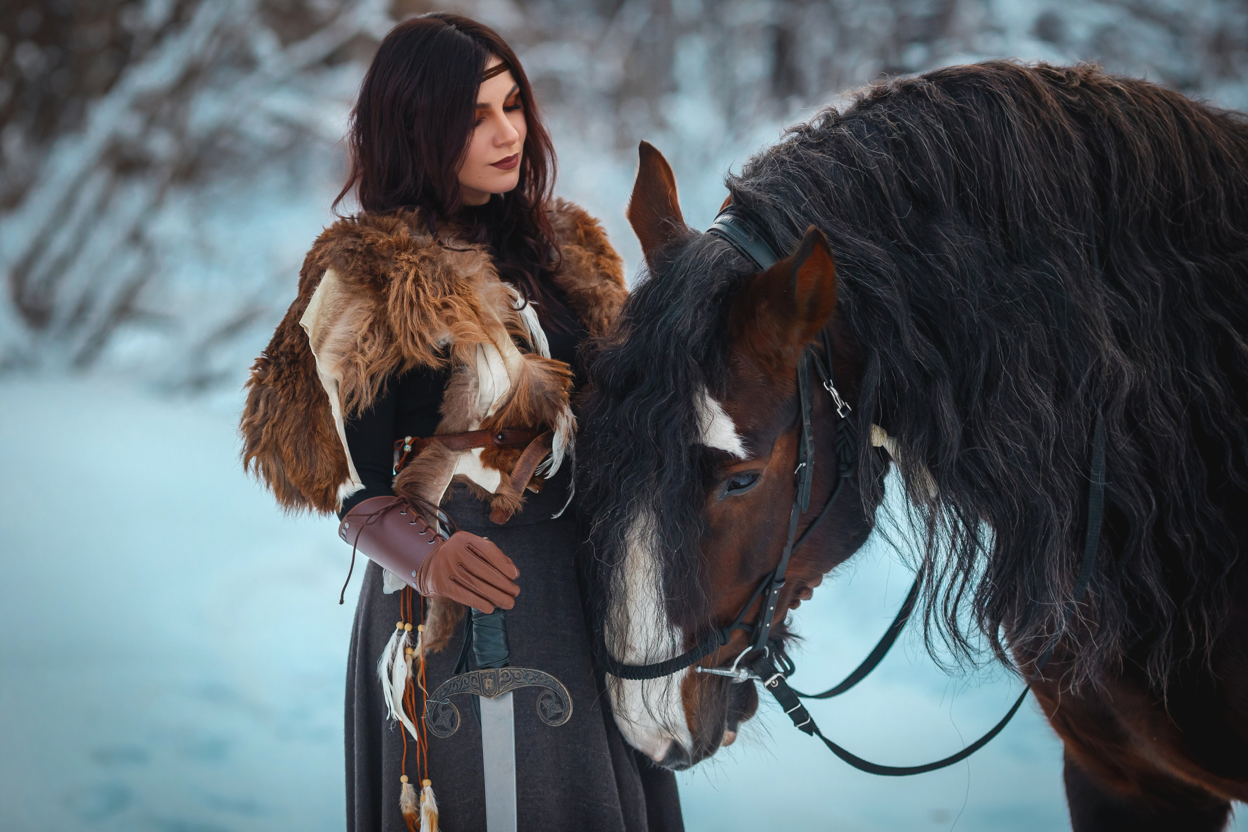 Регина и Малыш. Анна Молчанова конный фотограф в Тюмени | фотосессии с лошадьми Тюмень