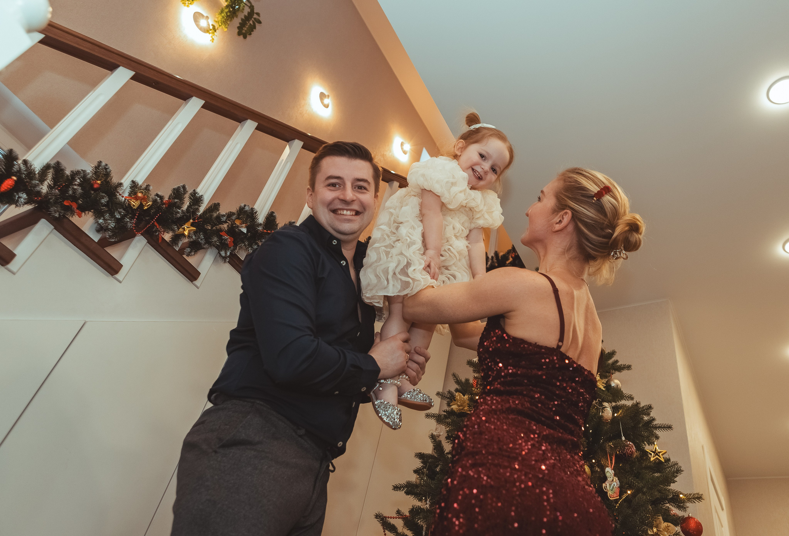 Новый год в кругу семьи (домашняя съемка). Вера Соколова фотограф Воронеж
