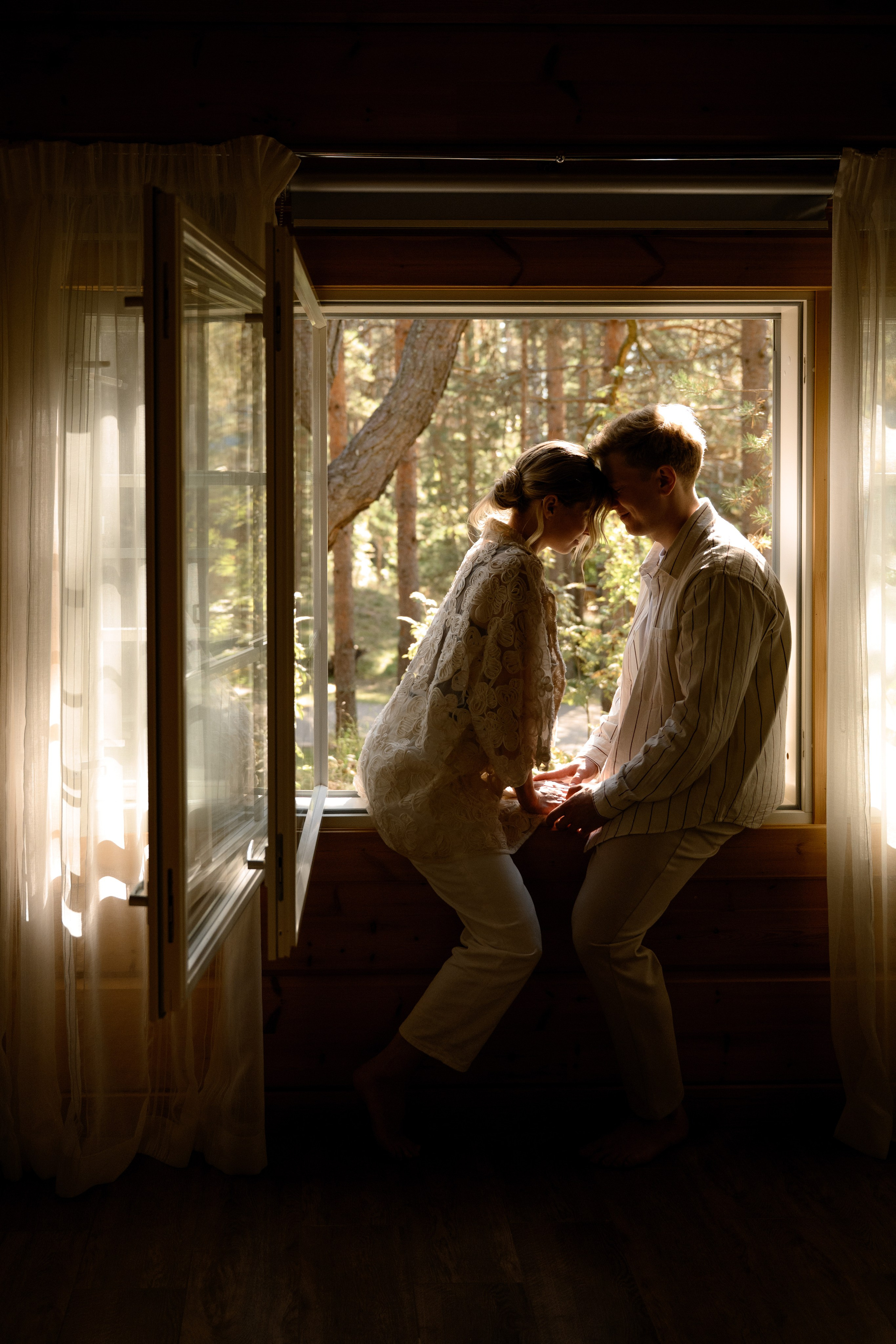 На берегу залива. Свадебный фотограф в Санкт-Петербурге, Москве, СПб Сергей Поддубный