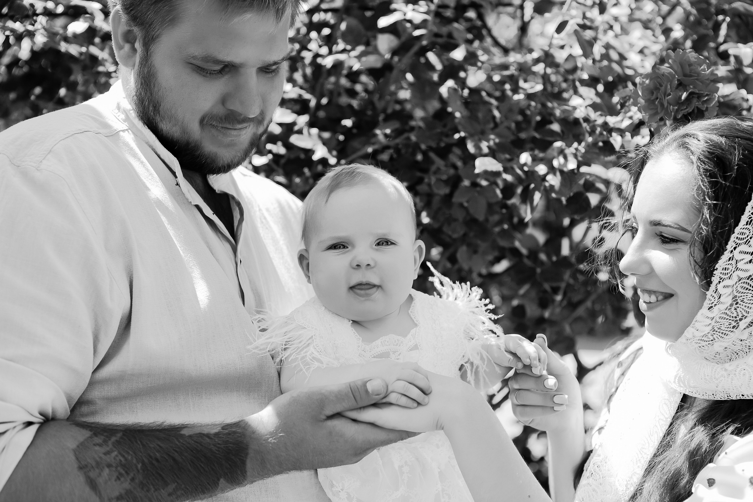 Таинство Крещения Отца и Дочери. Свадебный фотограф Евгения Фролова г. Каменск-Шахтинский, Донецк, Ростов