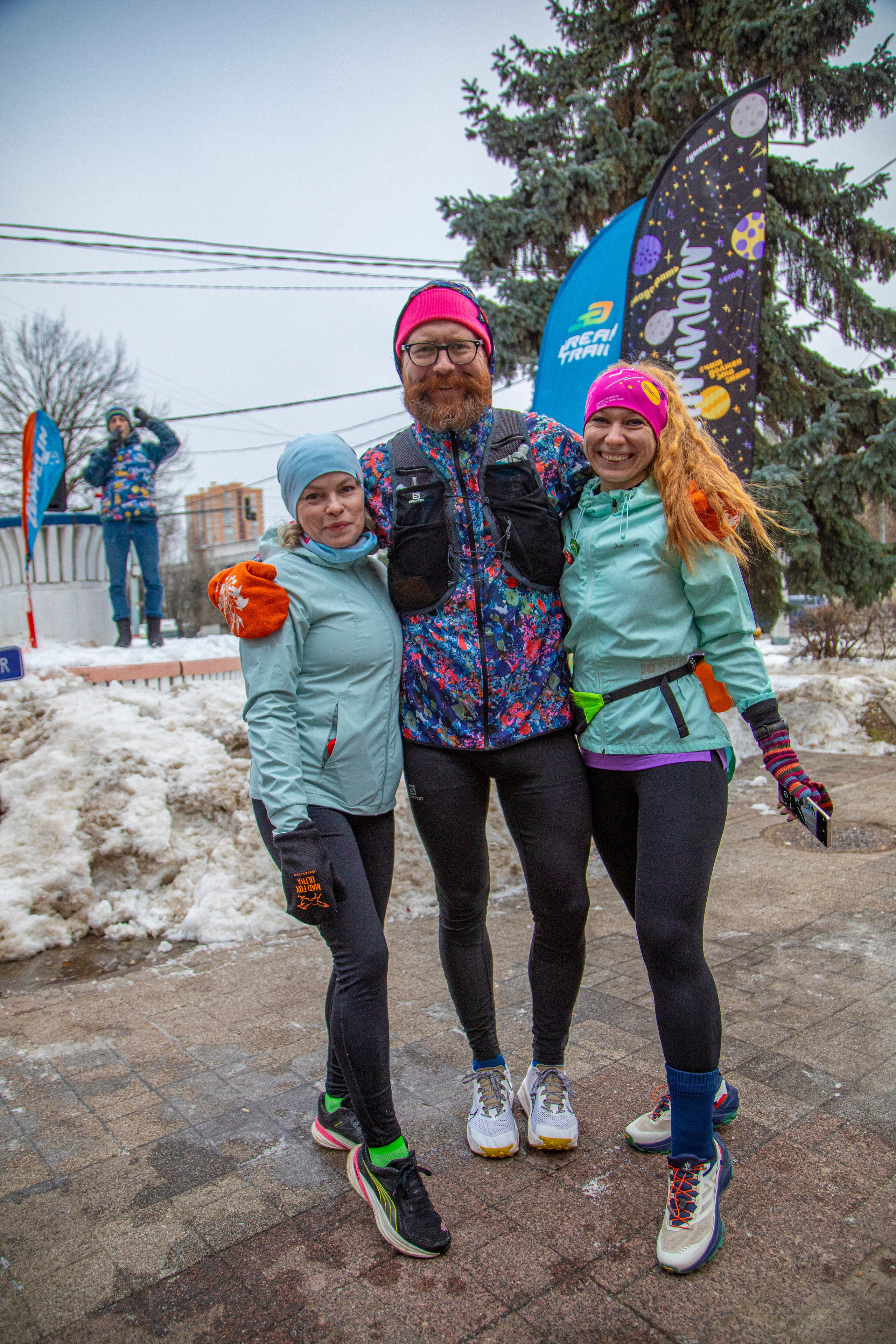 Марафон у дома, этап Химки 22.12.24. Фотограф Сергей Ловкий