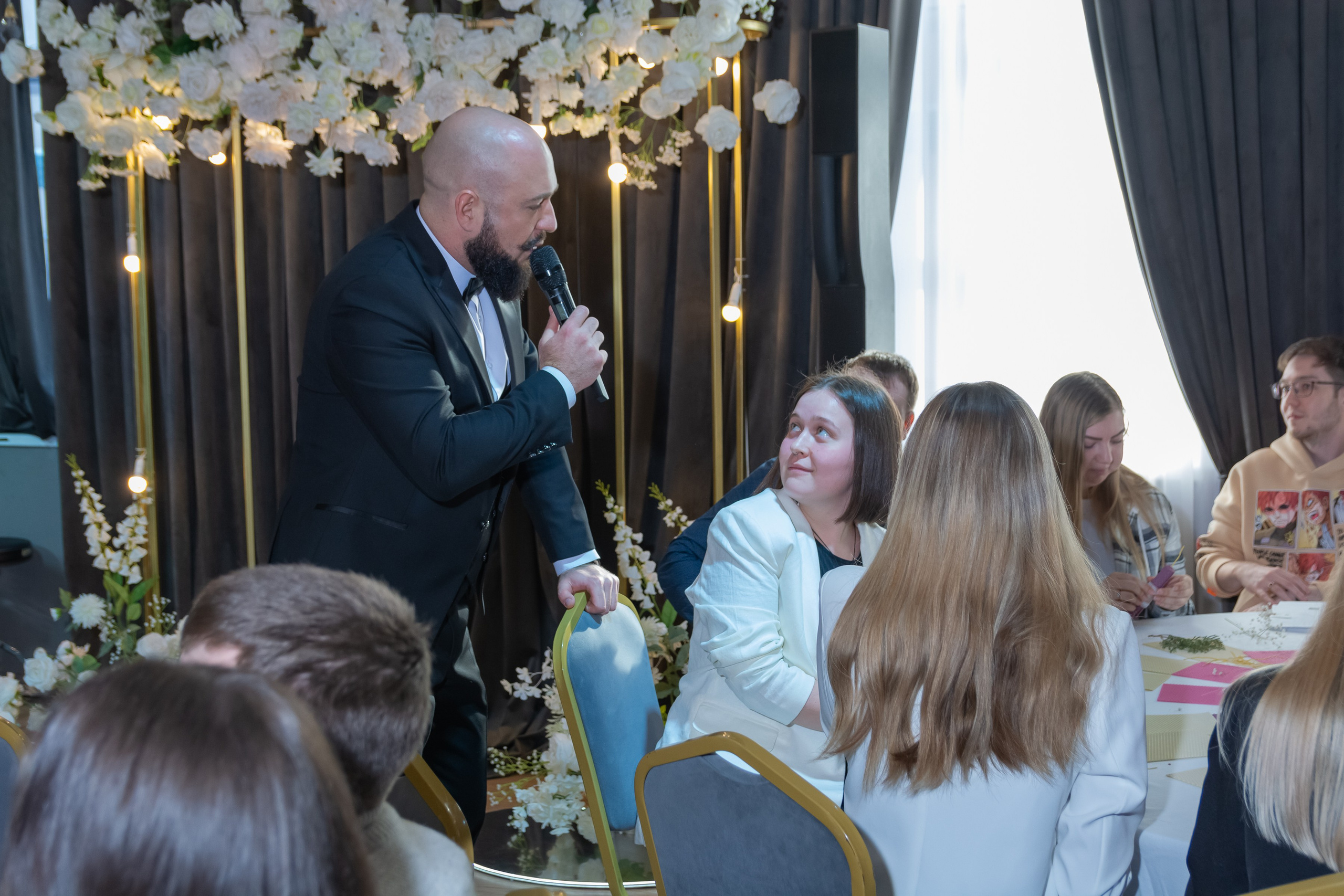 Свадебное чаепитие для молодоженов