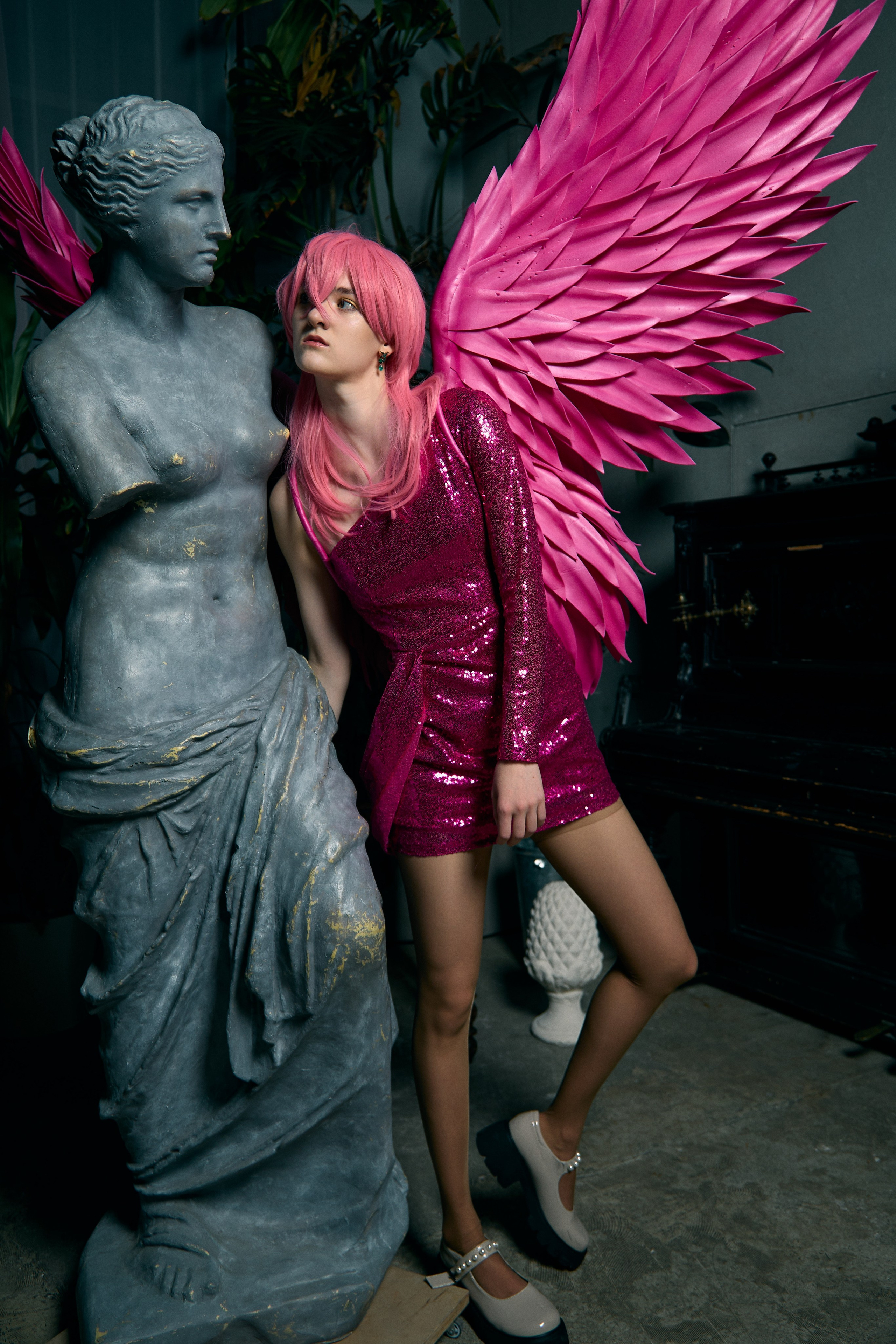 Проект «Pink Angels»: гламур, эпатаж и немного античной магии. Женский и контент фотограф Данилина Ирина в Москве