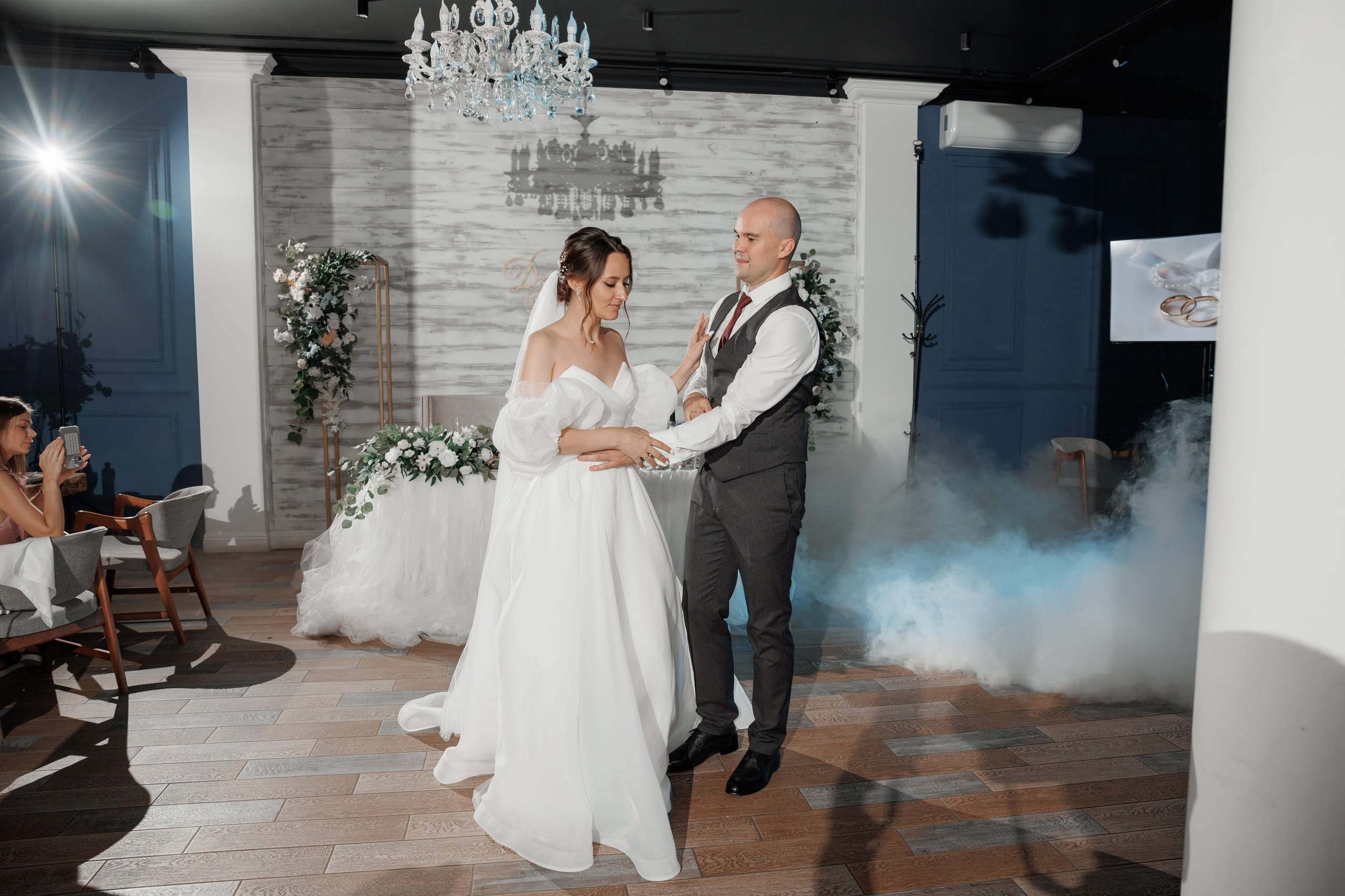 Полина и Дмитрий, загородный клуб «Барин», ЗАГС в г. Пушкино. Свадебный и репортажный фотограф (Москва, Королев и другие)