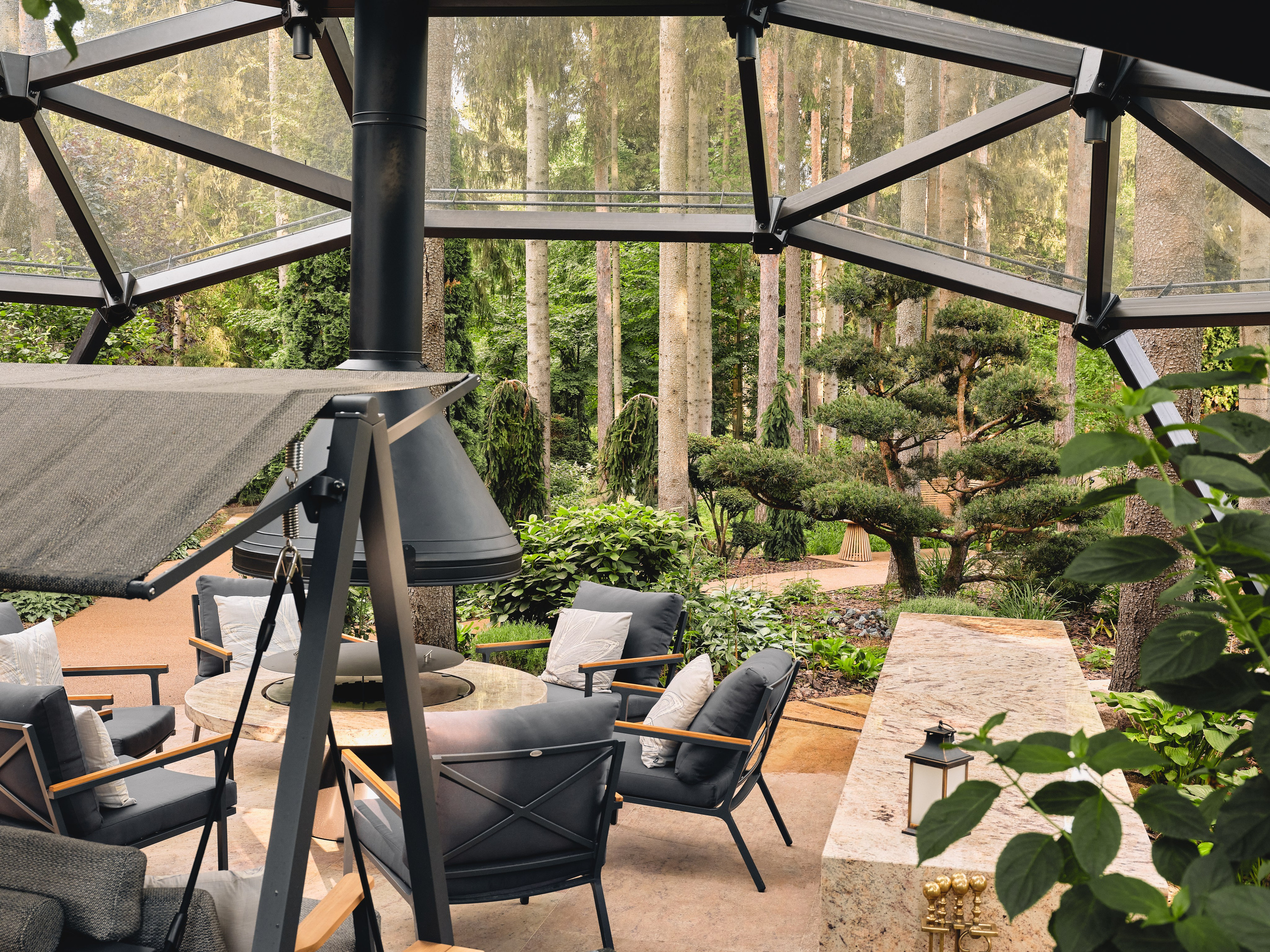 Беседка в загородном доме. Фотограф Наталья Вершинина