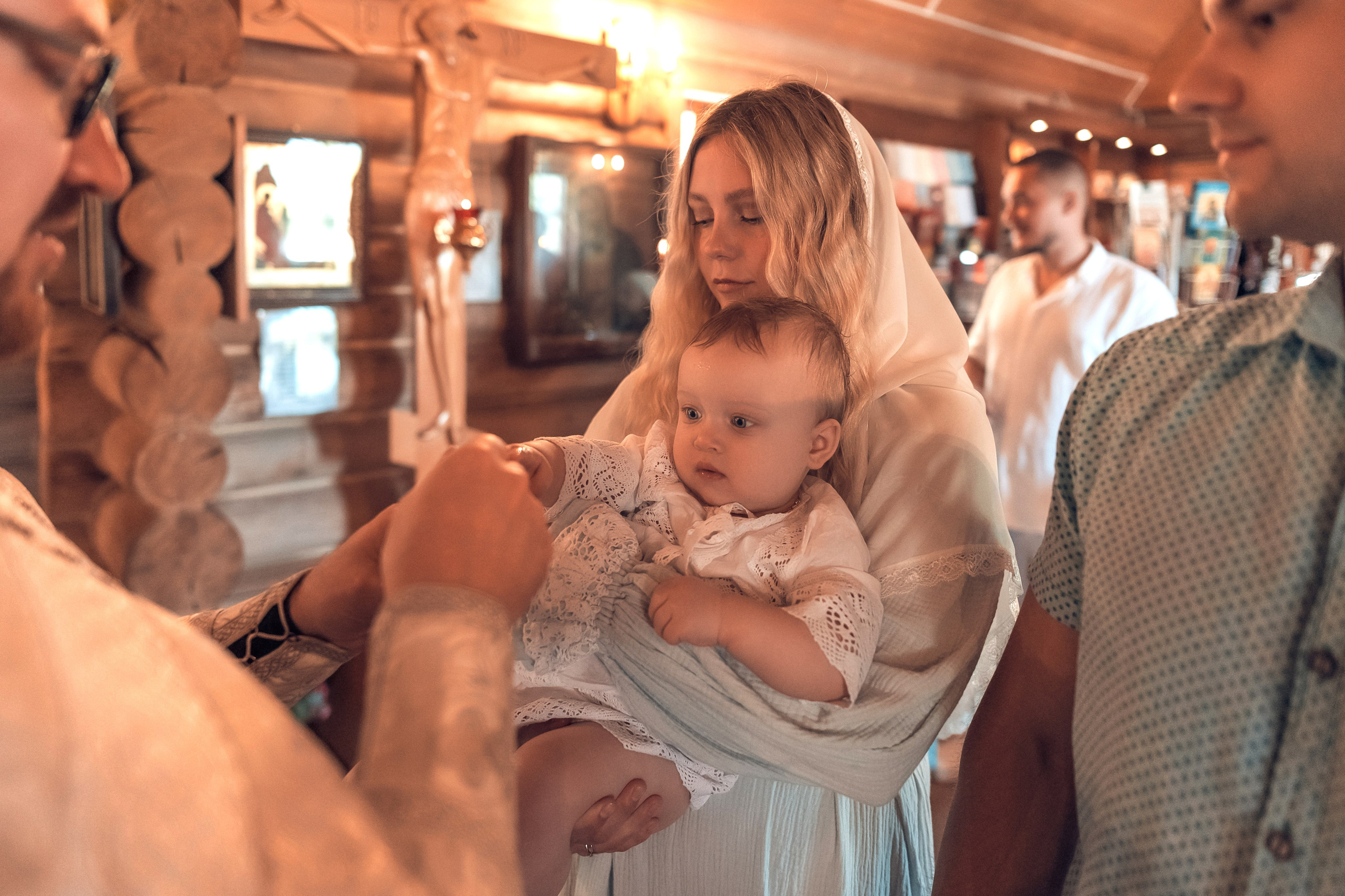 Таинство Крещения Варвары в Храме Рождества Пресвятой Богородицы. Главная