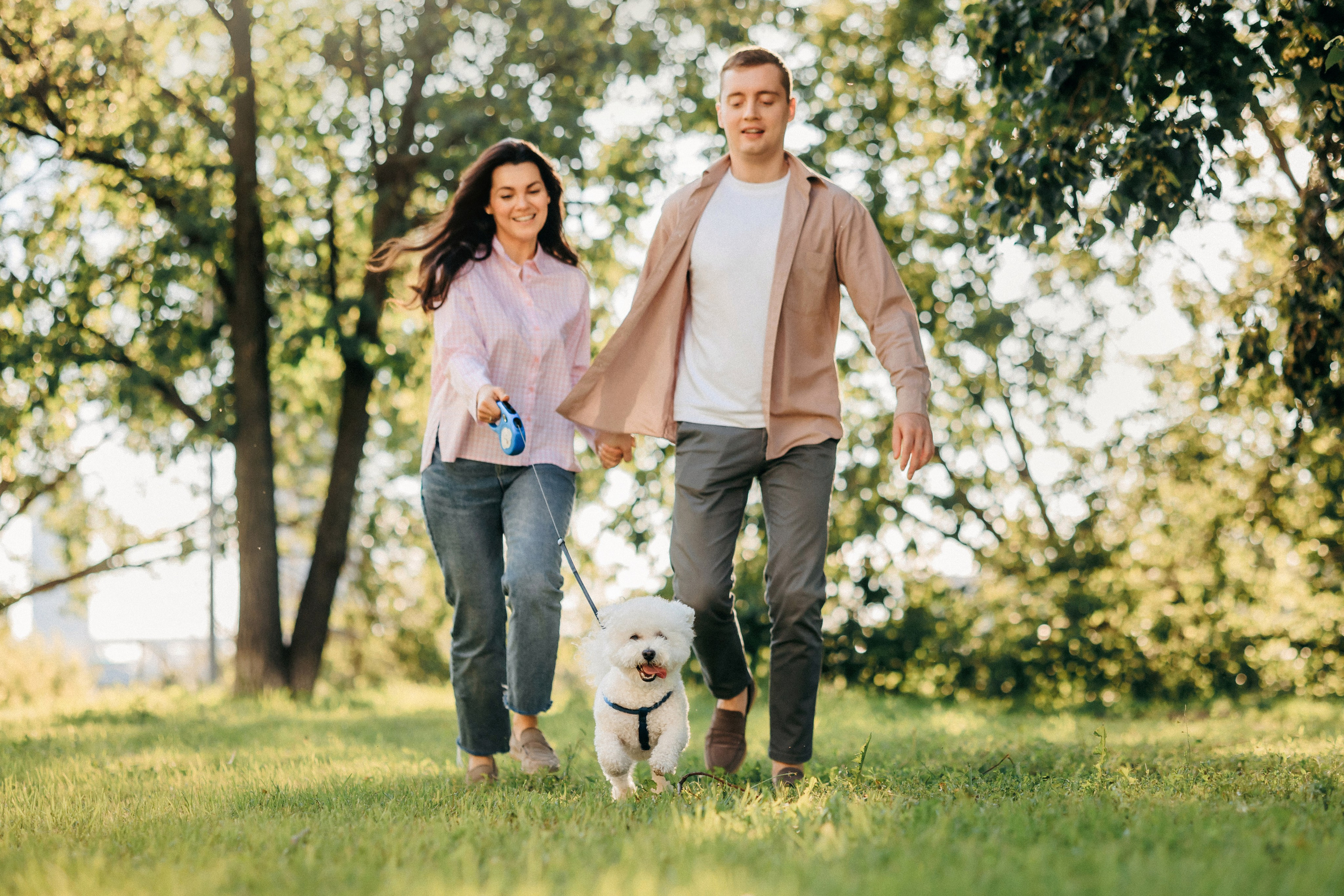 Марина, Данил и Бруно. Фотограф-анималист Елена Радченко, Москва