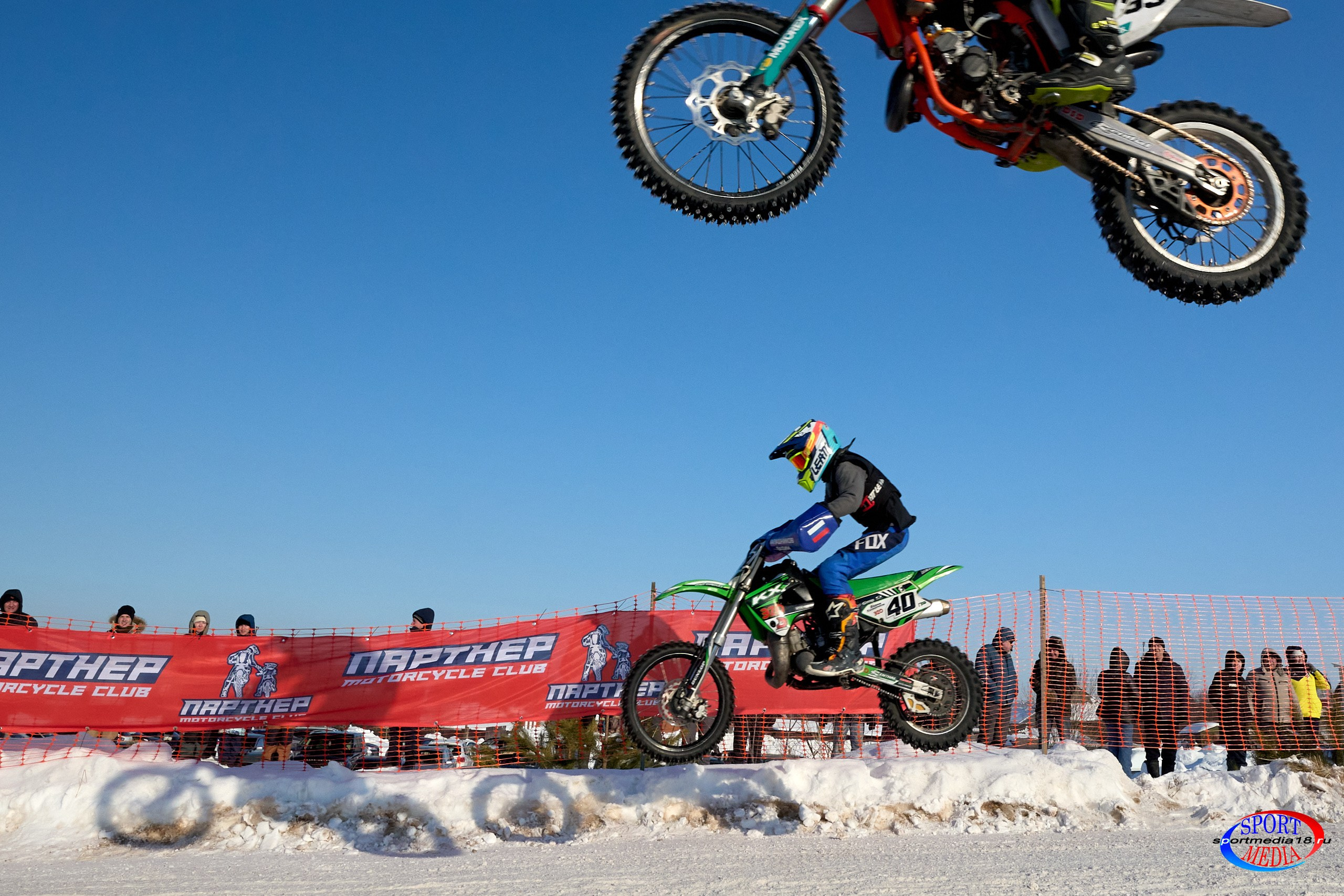 3 этап Кубка Удмуртской Республики по мотокроссу. Воткинск 23.02.2025. Спортивный репортажный фотограф в Ижевске Сергей Мерзляков
