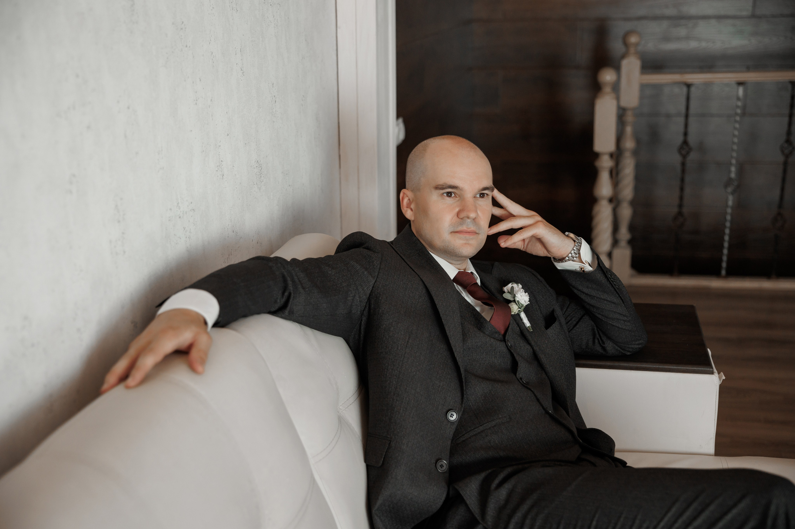 Полина и Дмитрий, загородный клуб «Барин», ЗАГС в г. Пушкино. Свадебный и репортажный фотограф (Москва, Королев и другие)