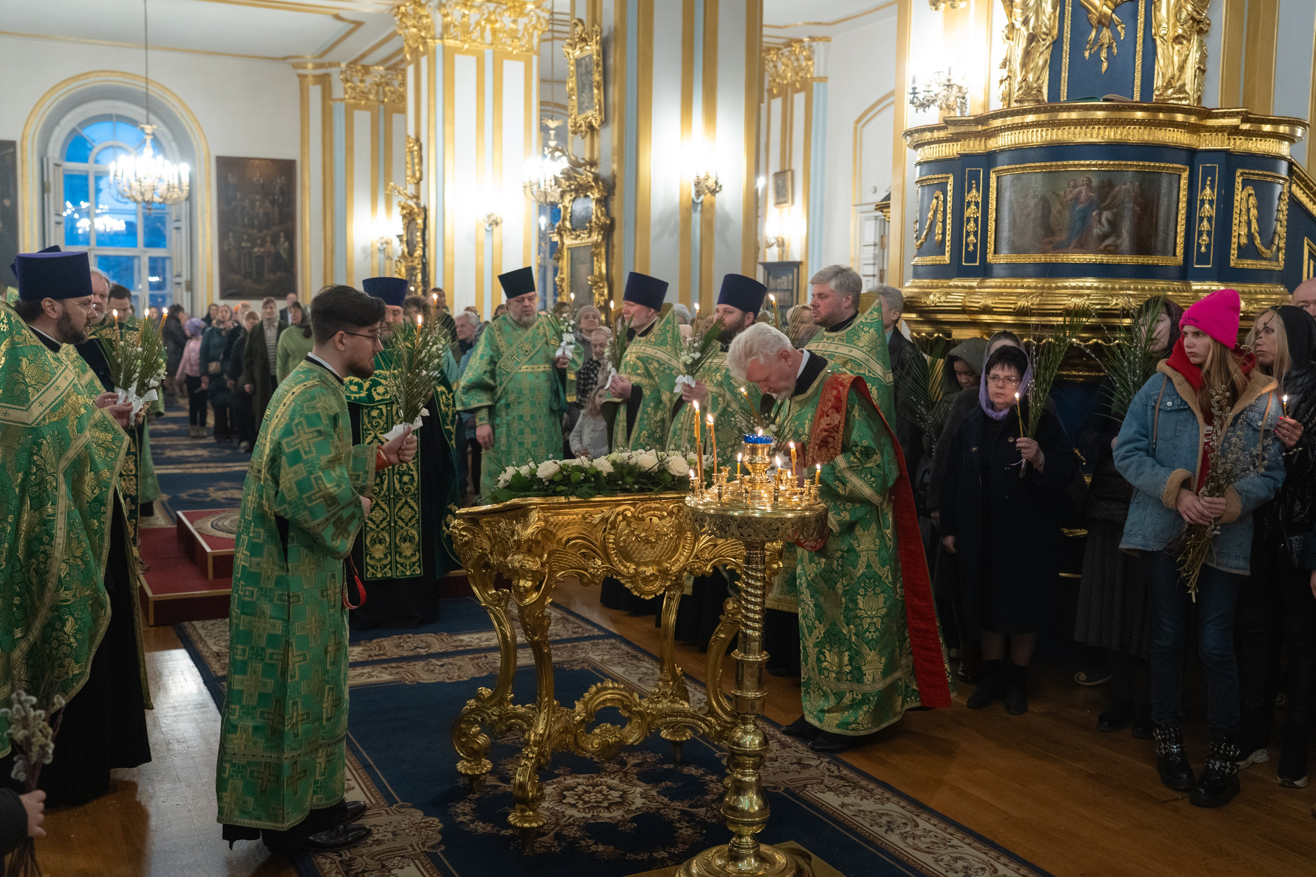 Суббота 6-й седмицы, ваий. Лазарева суббота. Воскрешение прав. Лазаря. НИКОЛО-БОГОЯВЛЕНСКИЙ МОРСКОЙ СОБОР