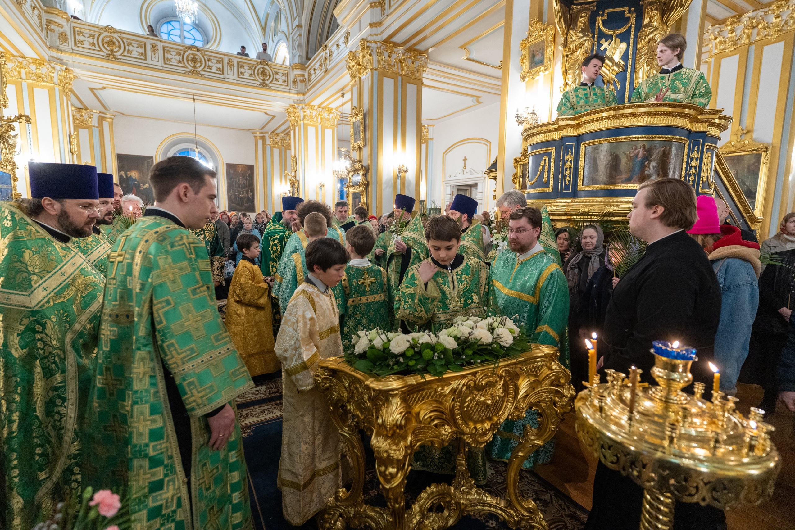 Суббота 6-й седмицы, ваий. Лазарева суббота. Воскрешение прав. Лазаря. НИКОЛО-БОГОЯВЛЕНСКИЙ МОРСКОЙ СОБОР
