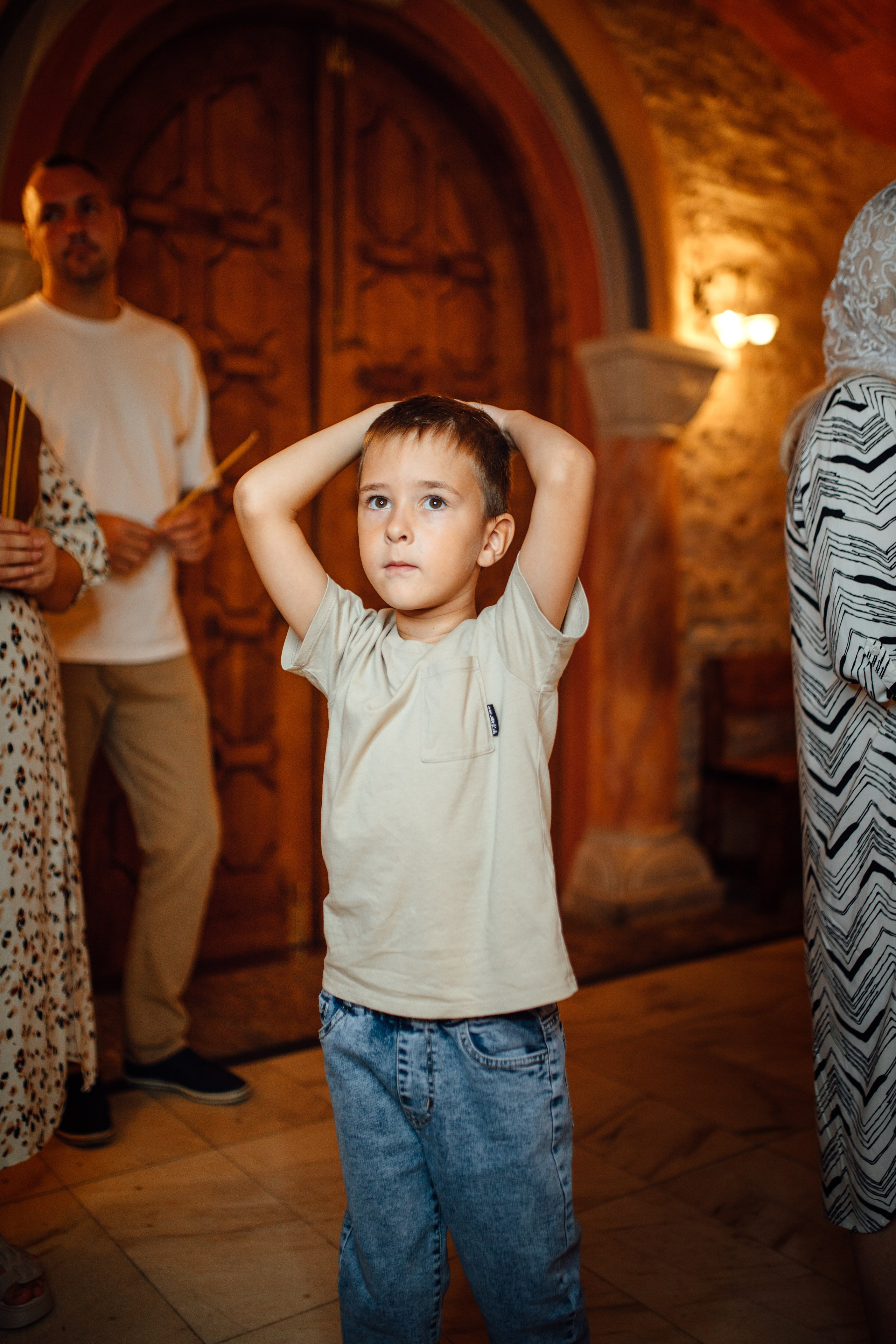 Крещение Егора (Георгия) Державный храм, св. Елисаветенского монастыря, Новинки, август 2024