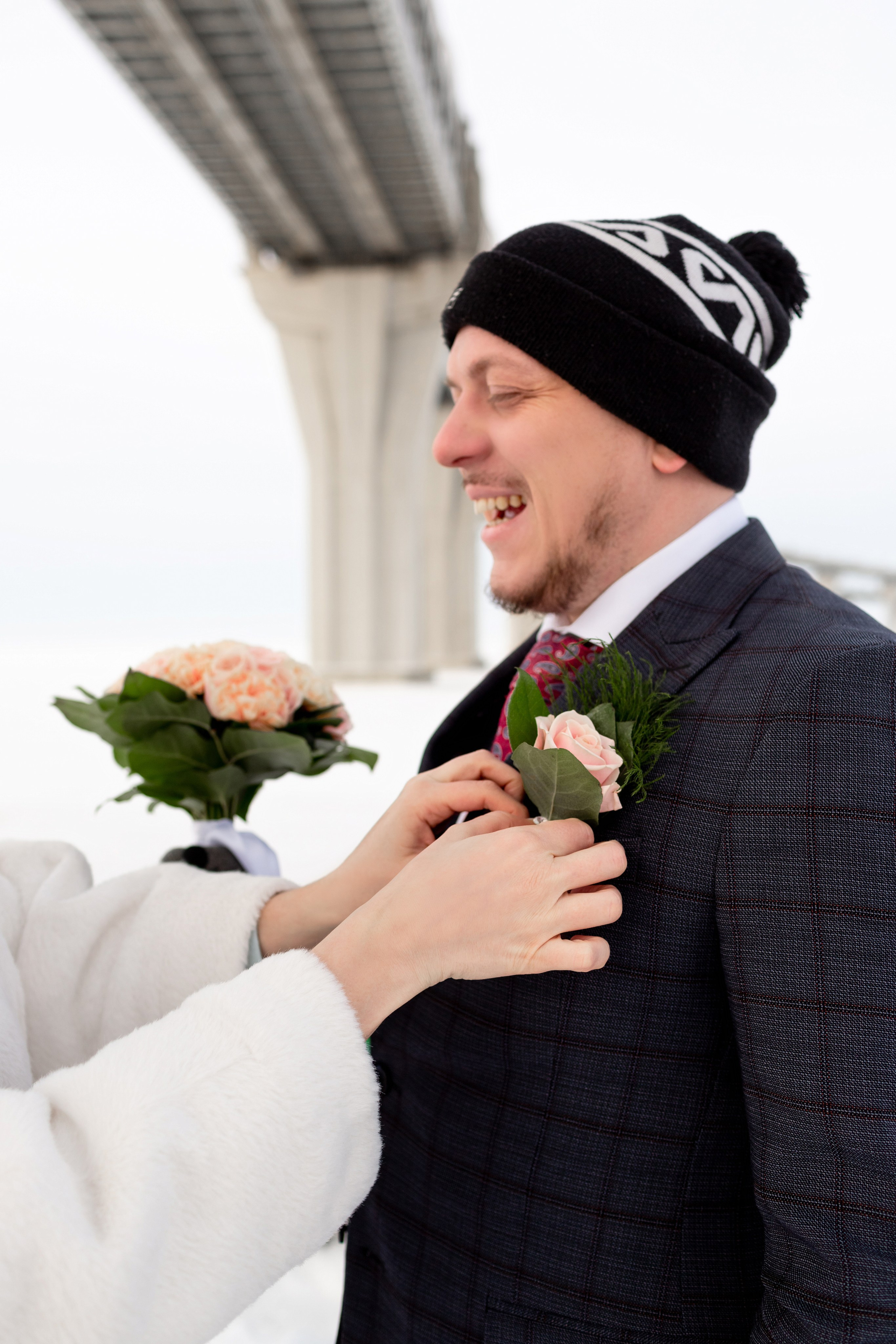 Свадебная фотосессия зимой. Свадебный фотограф Кирилл Белый