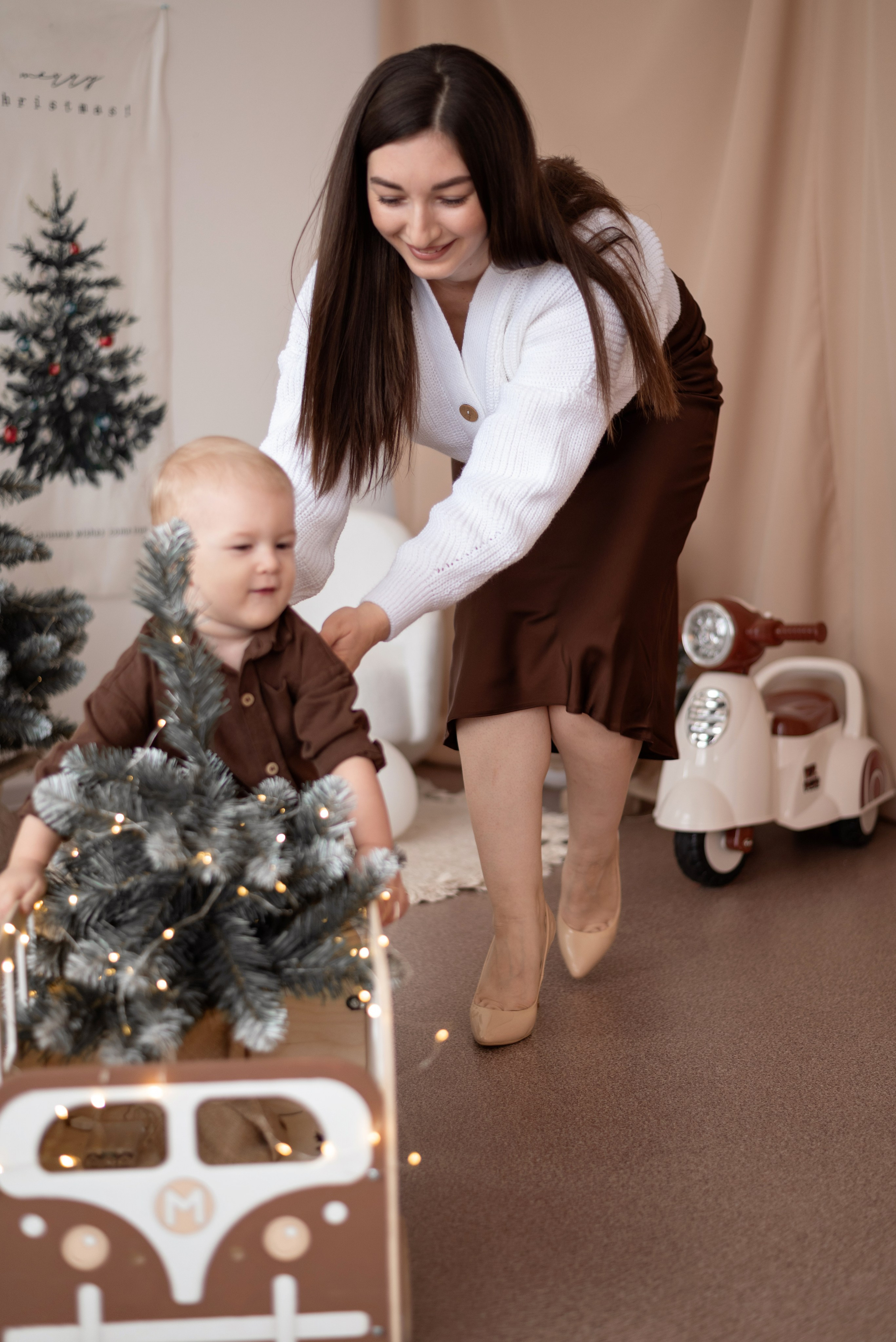 Саша и Катя в студии «Вдохновение»