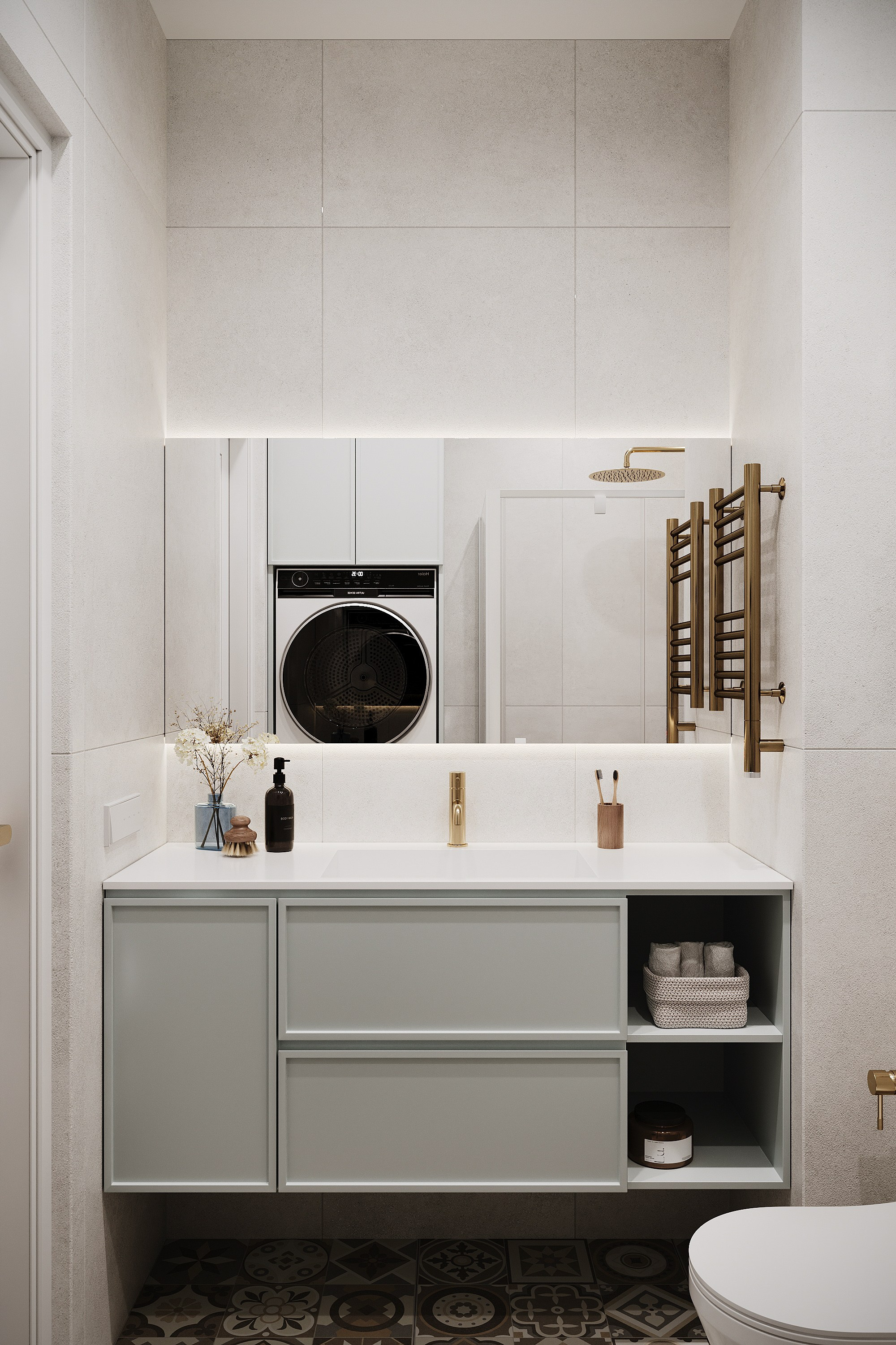 ЖК Петровский парк II — 70 м². КОМНАТА АИСТА дизайн-бюро | AIST ROOM design bureau