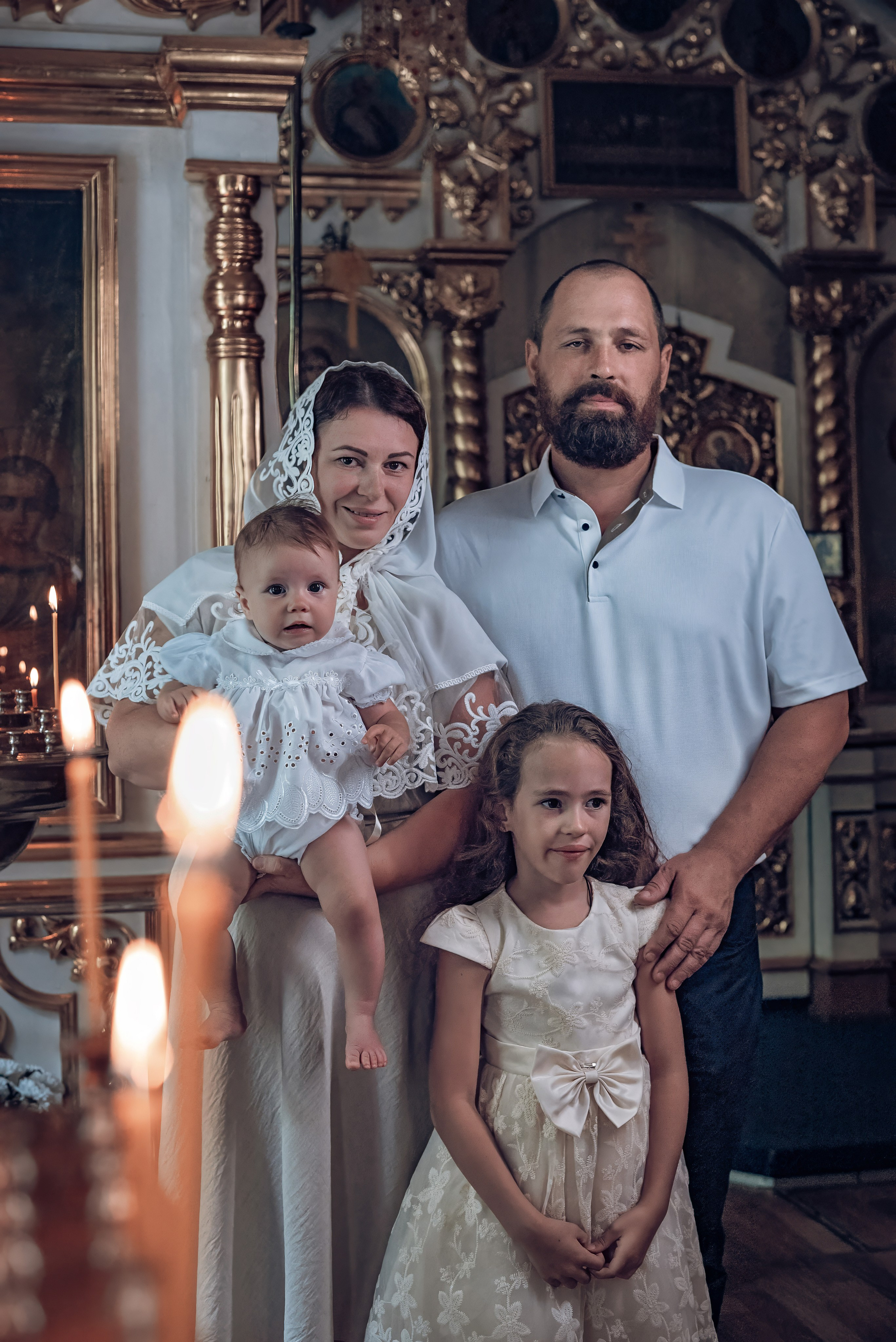 Съемка таинства крещения в храме Николая Чудотворца Красноярск. Фотографы крещения/венчания  Красноярск Татьяна и Вячеслав Переваловы