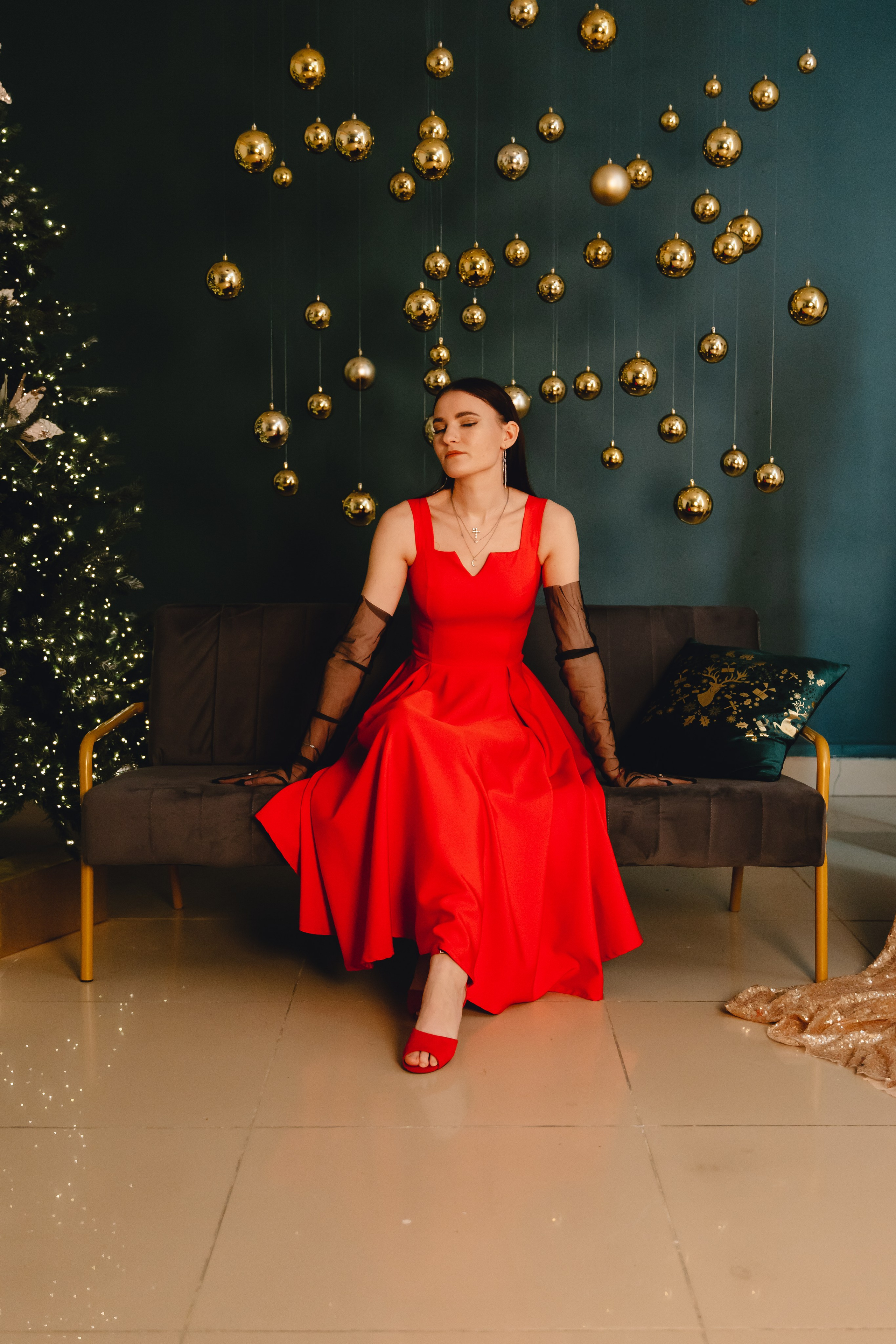 Лера. Индивидуальная новогодняя фотосессия. Фотограф во Владивостоке. Юрганова Анна
