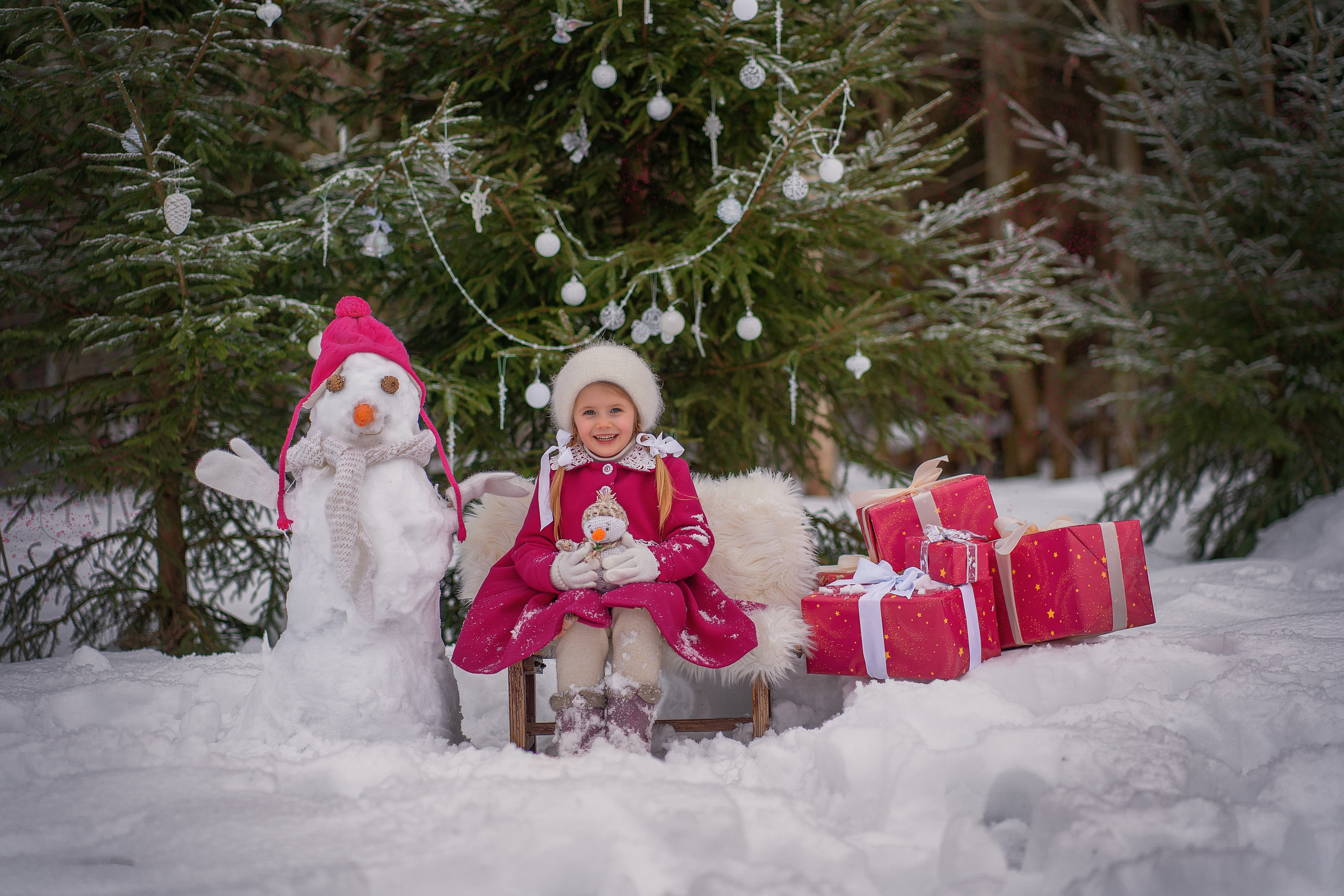 Детские новогодние и рождественские фотоистории. Детский и семейный фотограф в Москве и Подмосковье Настя Наумова