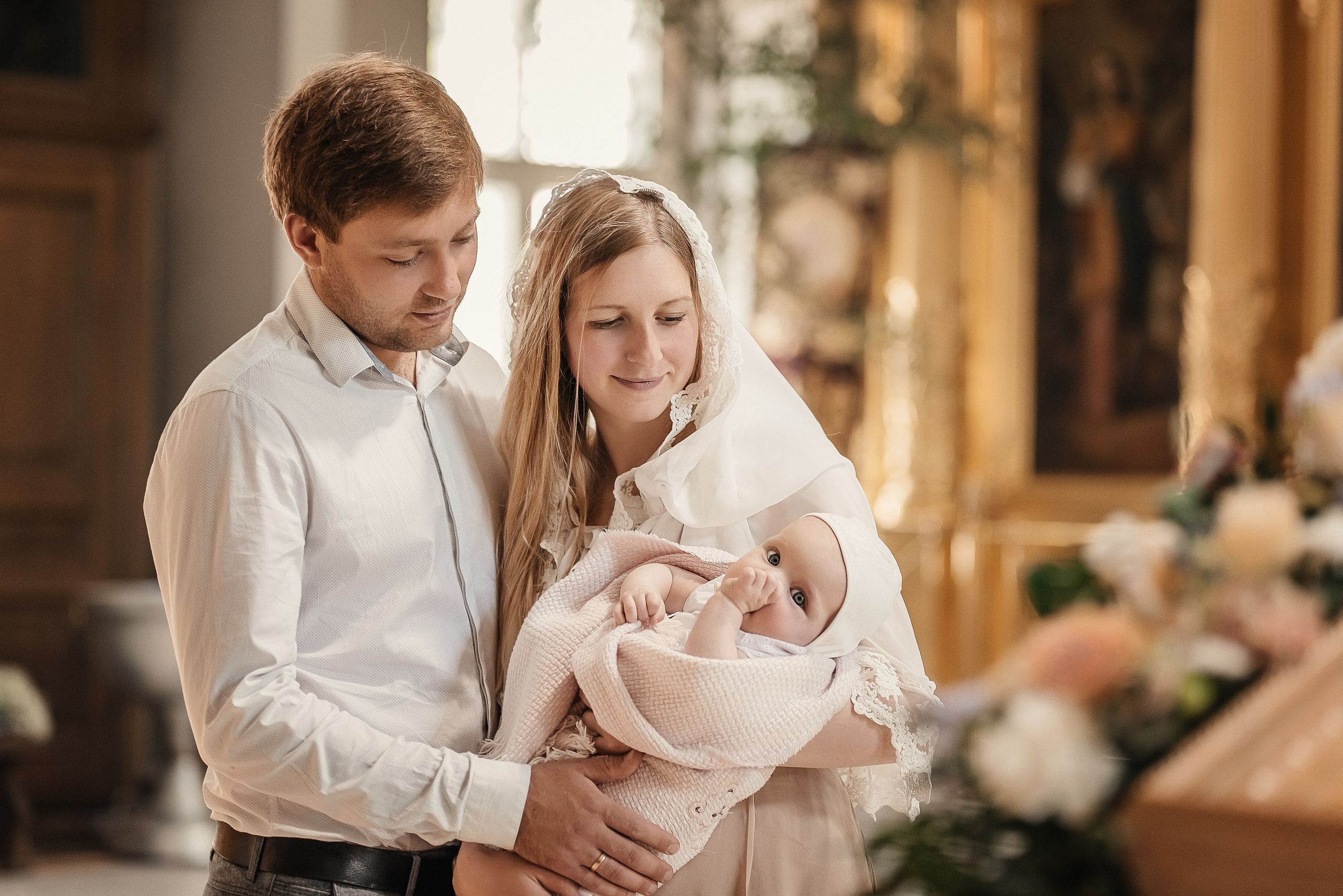 Крестины Ирины //// Храм святых апостолов Петра и Павла. Семейный и детский фотограф в Туле