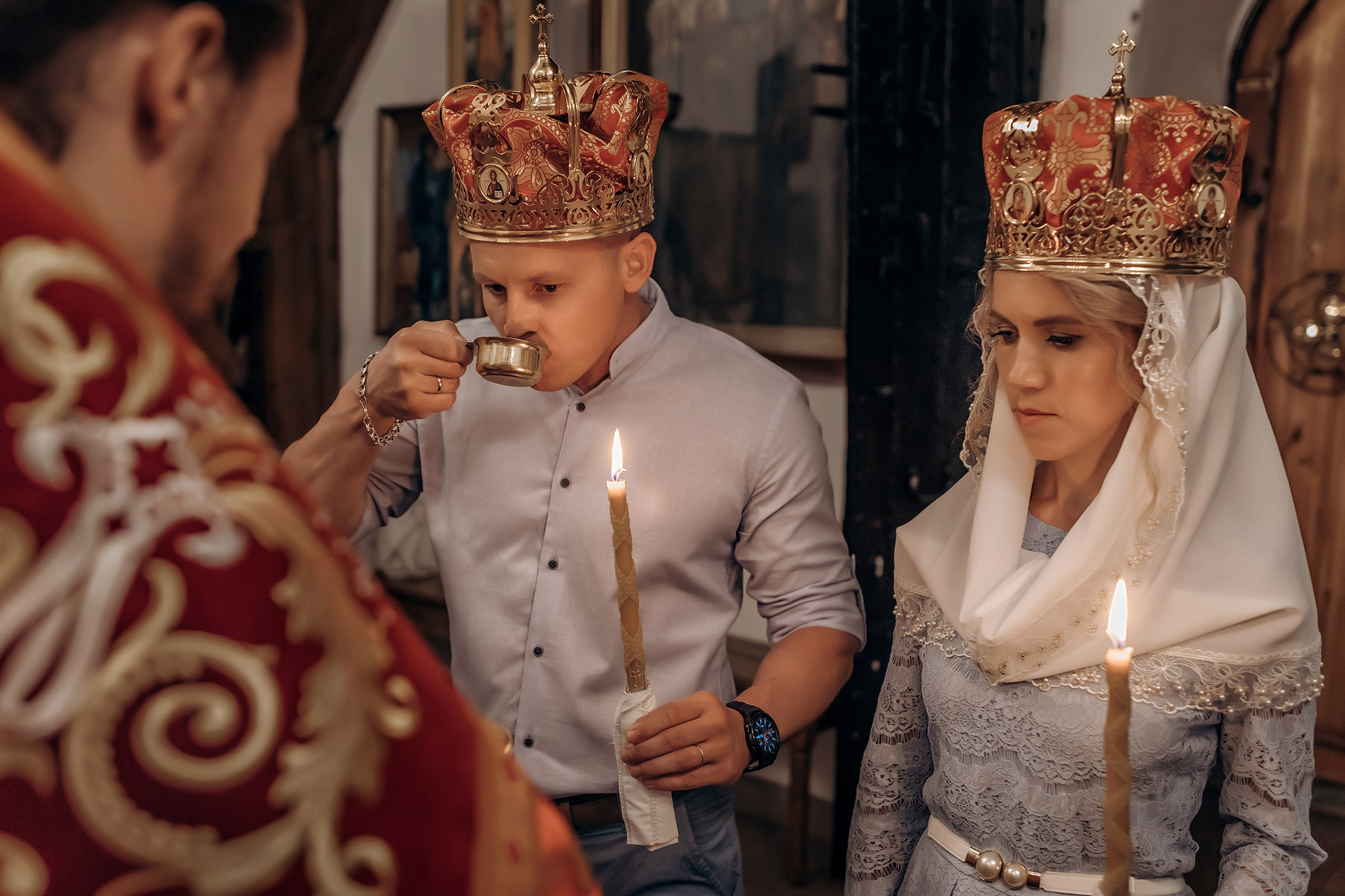 Венчание Алексея и Елены. Фотограф на крещении и венчании Елена Плинер, Псков и Псковская область