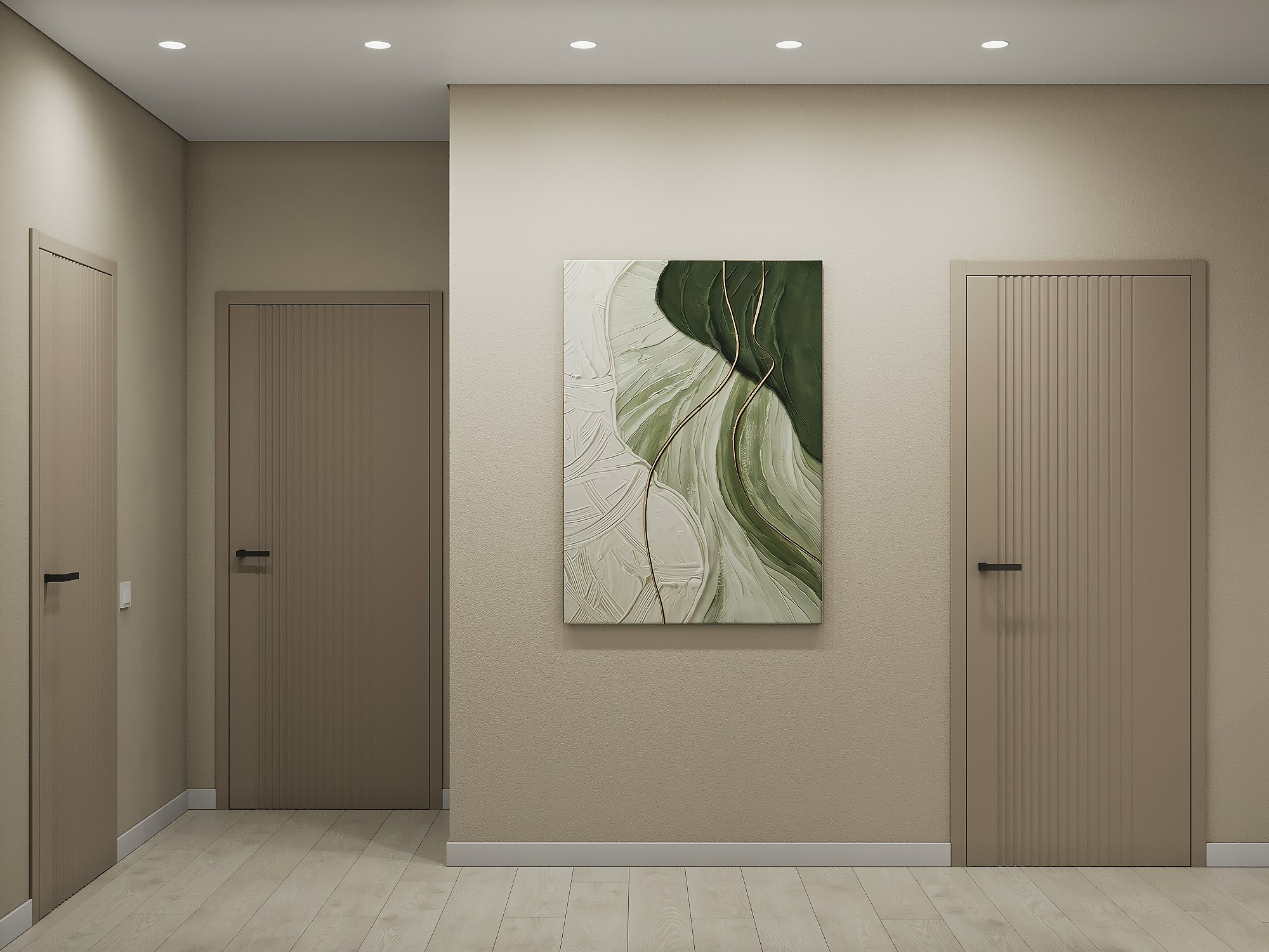 Прихожая-холл. 3D-дизайнер Кристина Пуляевская