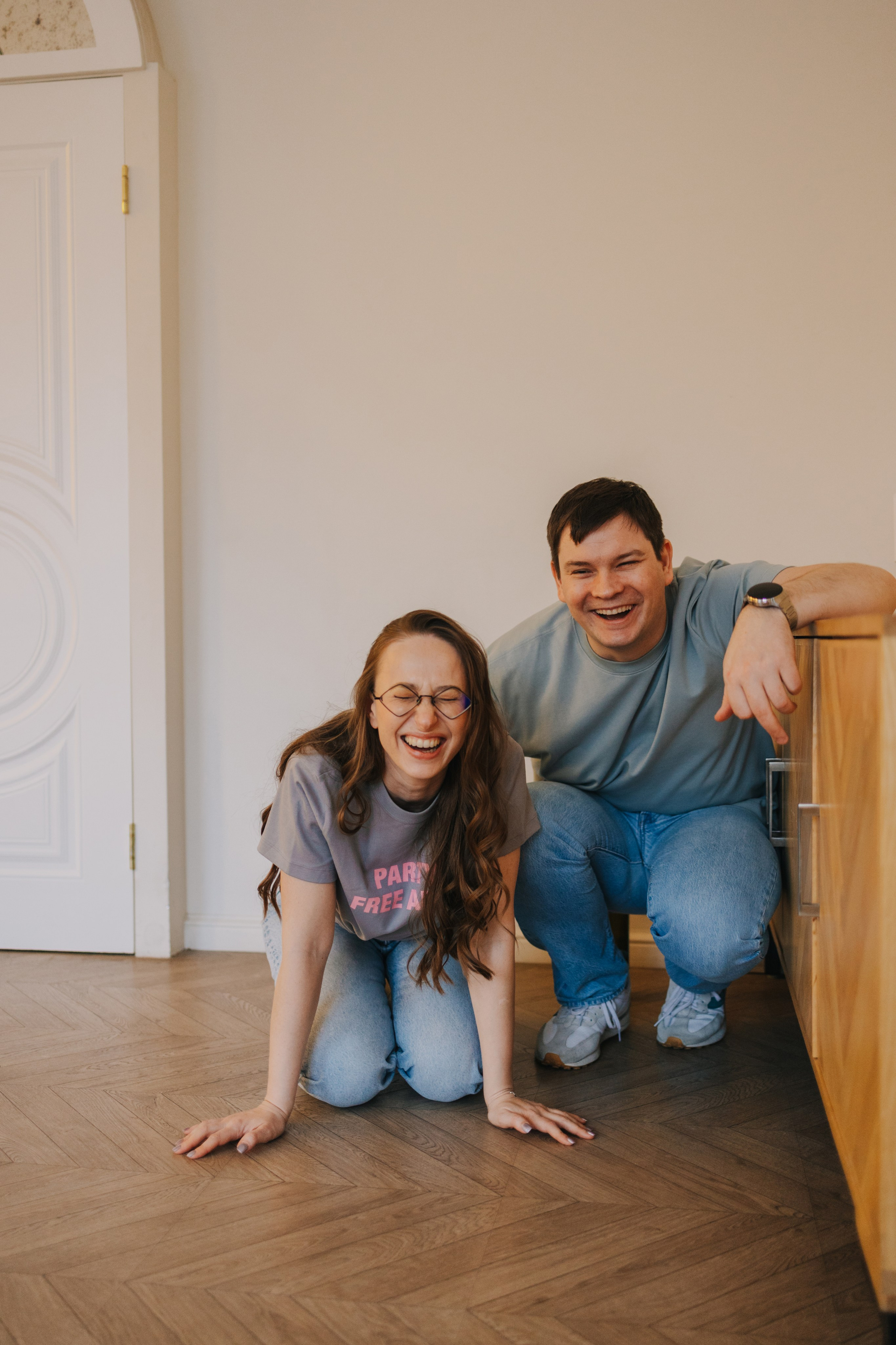 Большая семья. Домашняя фотосессия