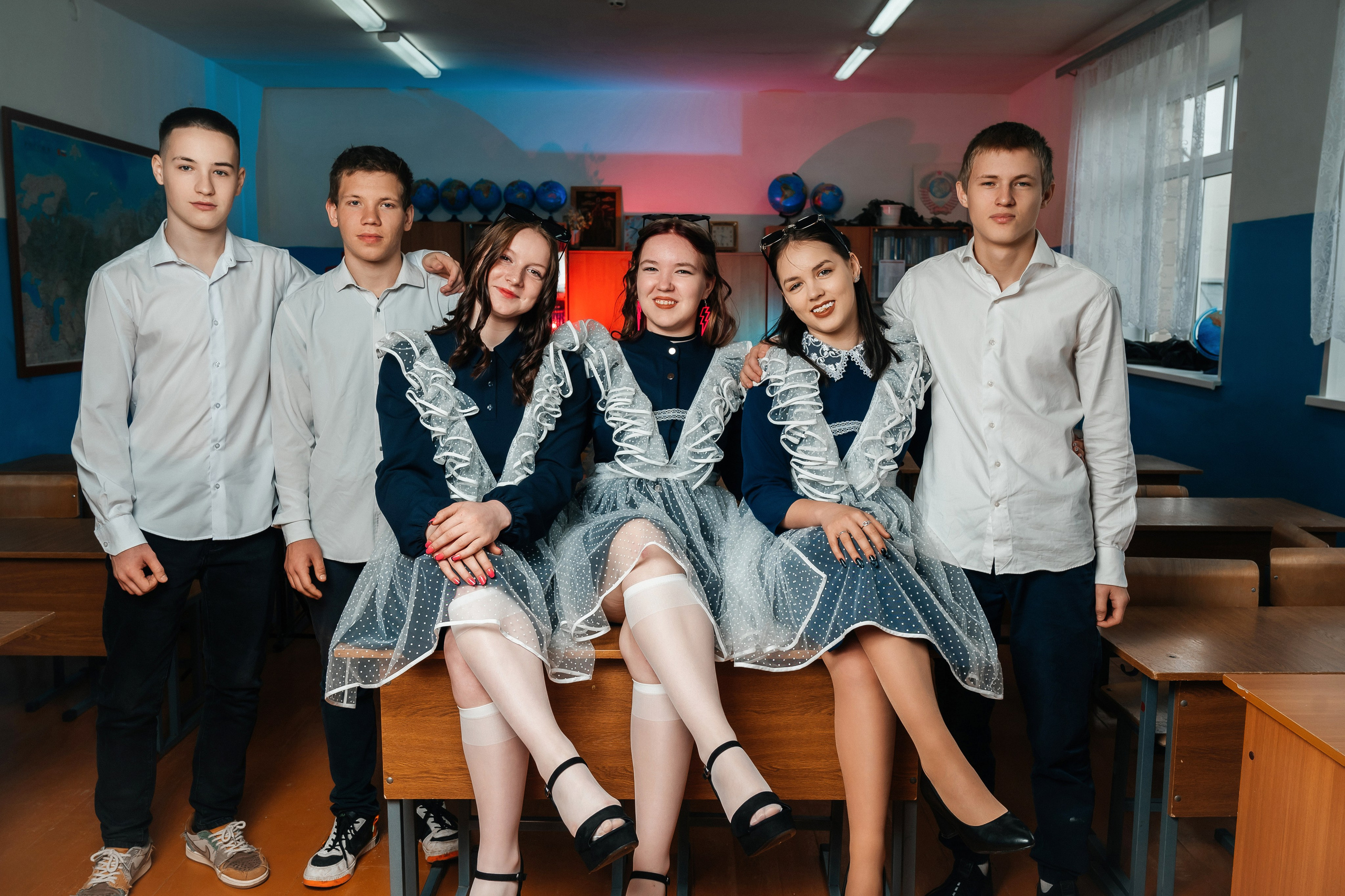 Старшая школа. Фото. Современные выпускные альбомы. Воткинск