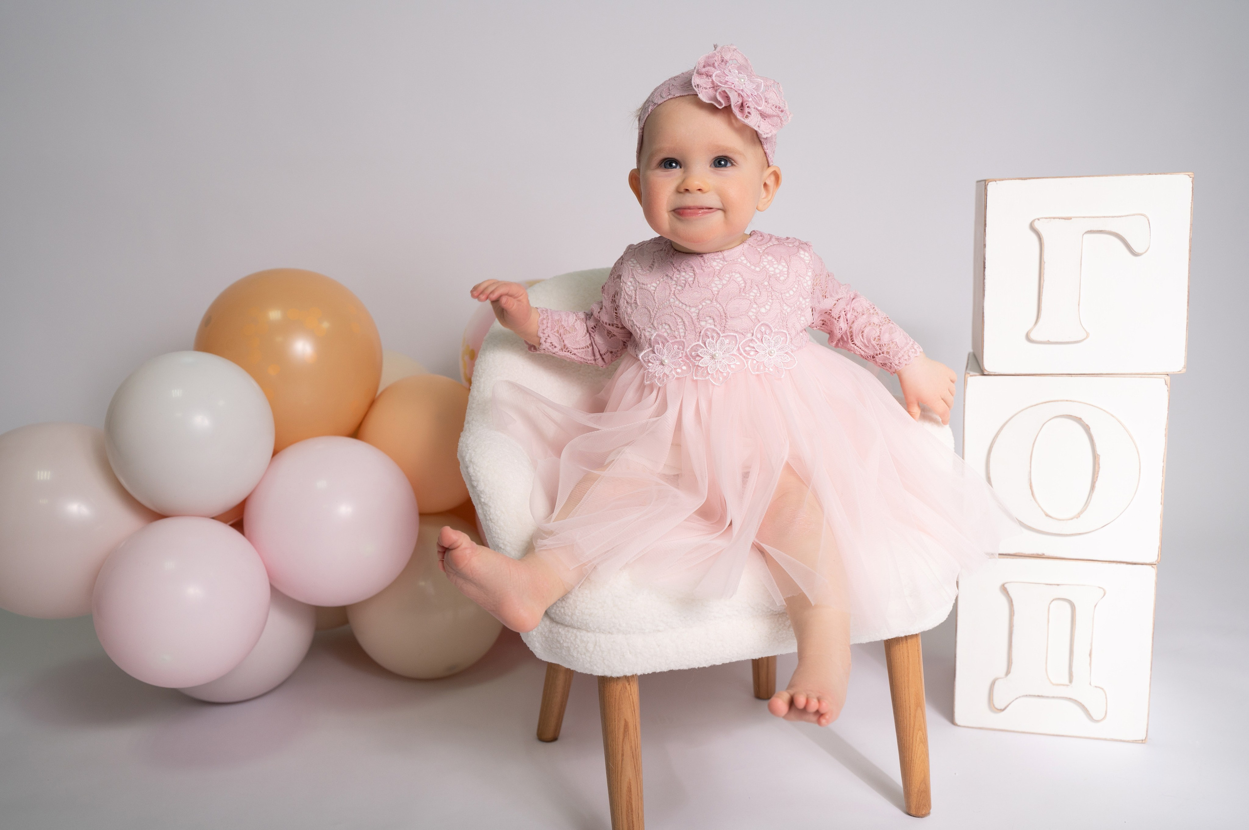 Годовасие в студии. Семейный фотограф в Москве Ольга Барсукова