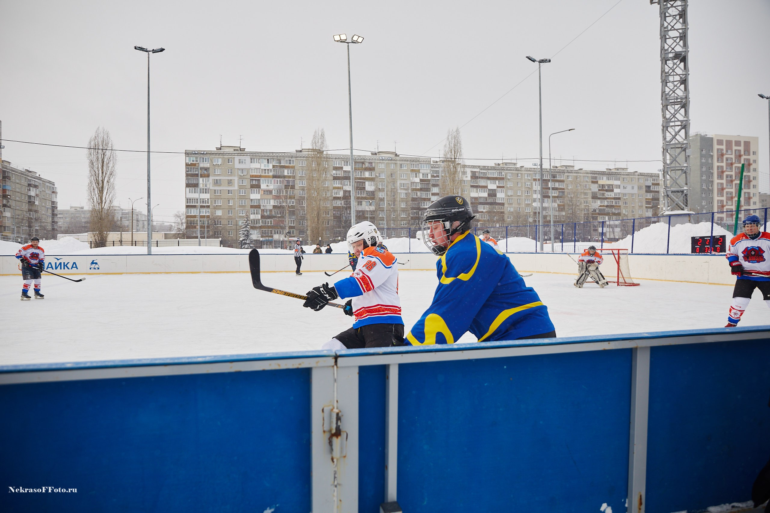 Турнир по хоккею «Русская классика» в рамках Офицерской хоккейной лиги. Спортивный фотограф Некрасов Денис