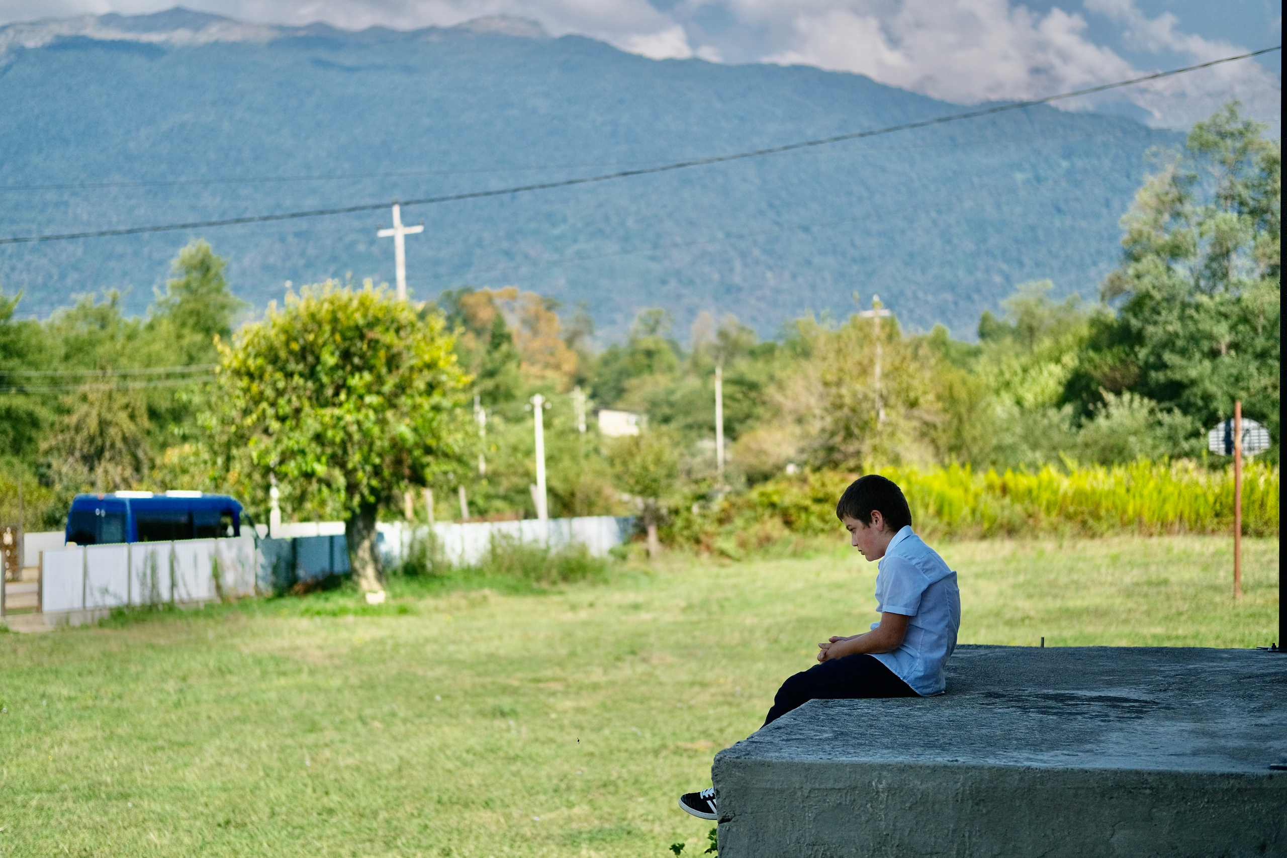 Аджамчигрская школа, Абхазия. Фотограф Евгений Андреев