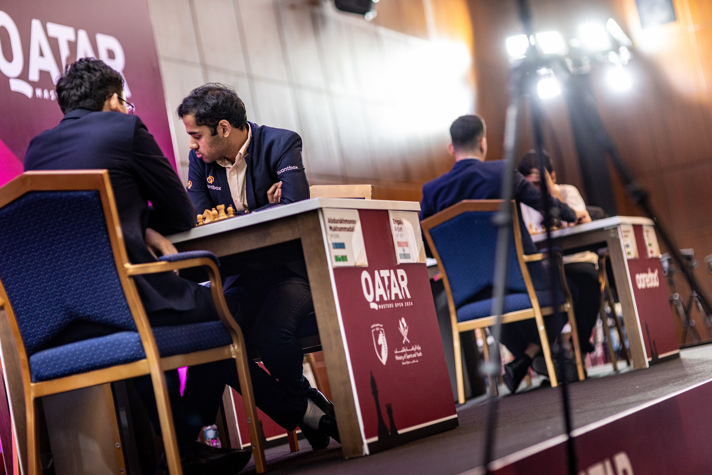 2024.12.03 Qatar Masters Open 2024 — Round1. Фотограф Анна Штурман (репортажная съёмка любых событий и мероприятий) Anna Shtourman photographer