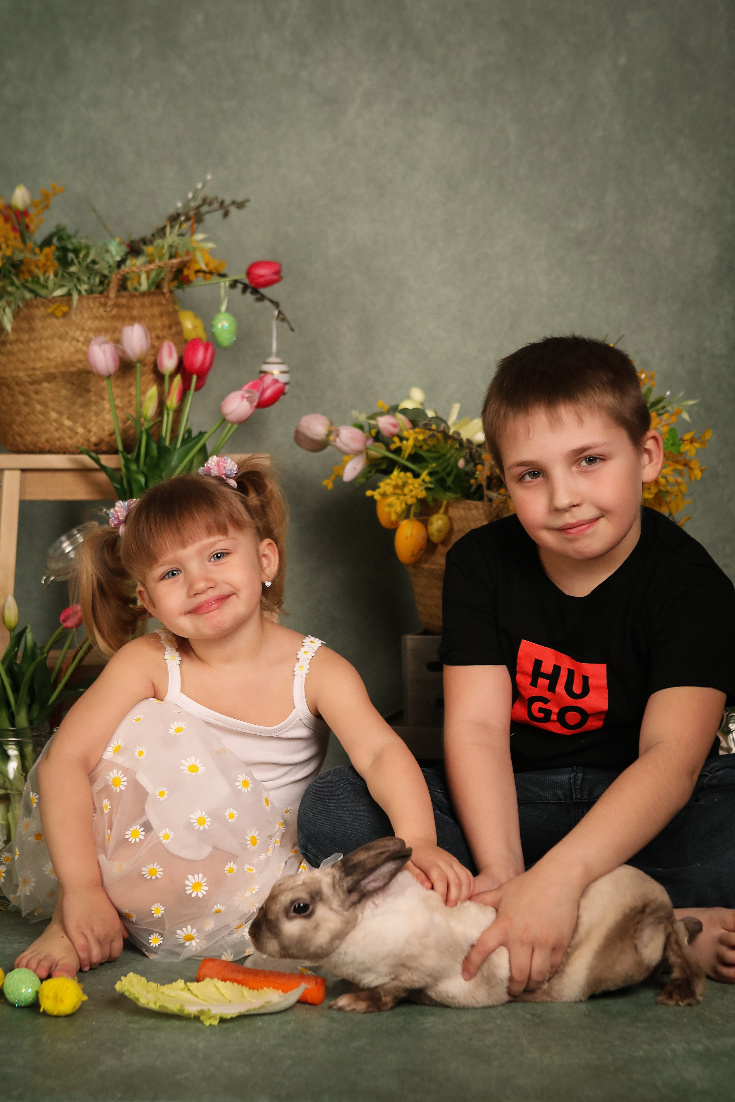 Фотопроект Пасхальный с кроликами. ФОТОГРАФ НА ГОДИК, БЕРЕМЕННОСТИ, НОВОРОЖДЕННЫХ, КРЕЩЕНИЯ МОСКВА