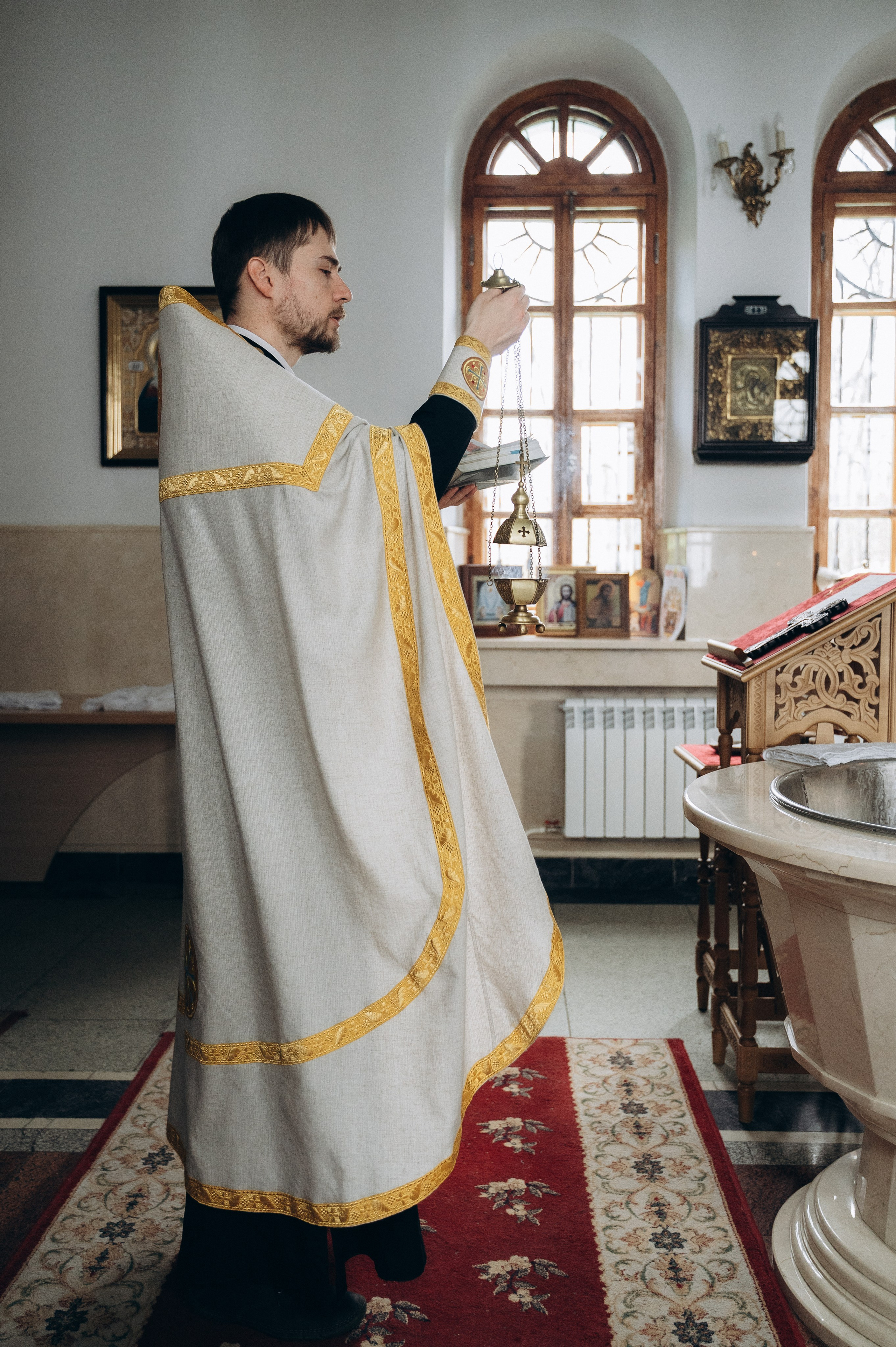 Крещение Артура (Храм Марии Магдалины). Семейный фотограф в Минске Дарья Дреко