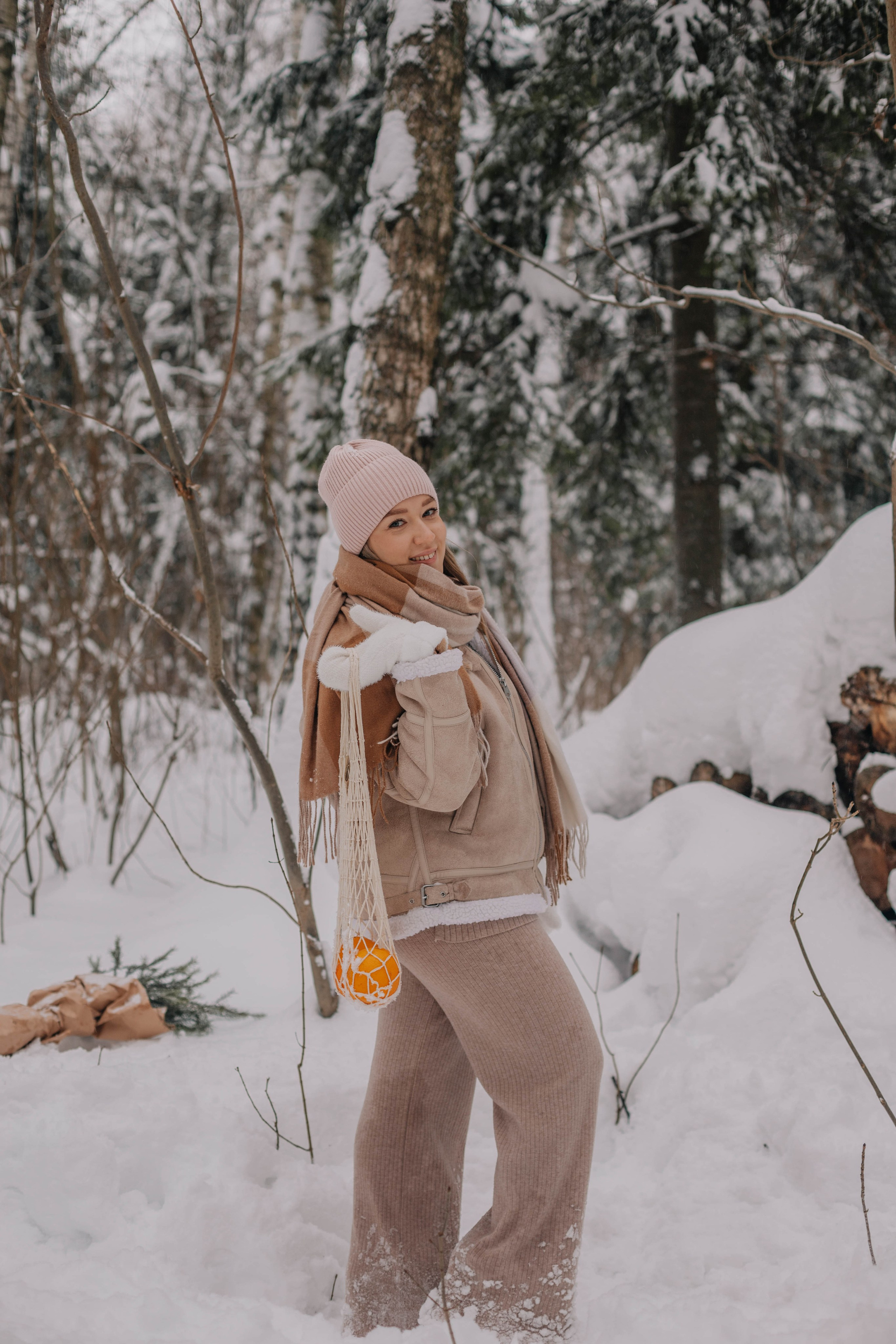 Лиля и семья Зимняя прогулка в лесу. Семейный и свадебный фотограф Видное Москва Екатерина Пятова