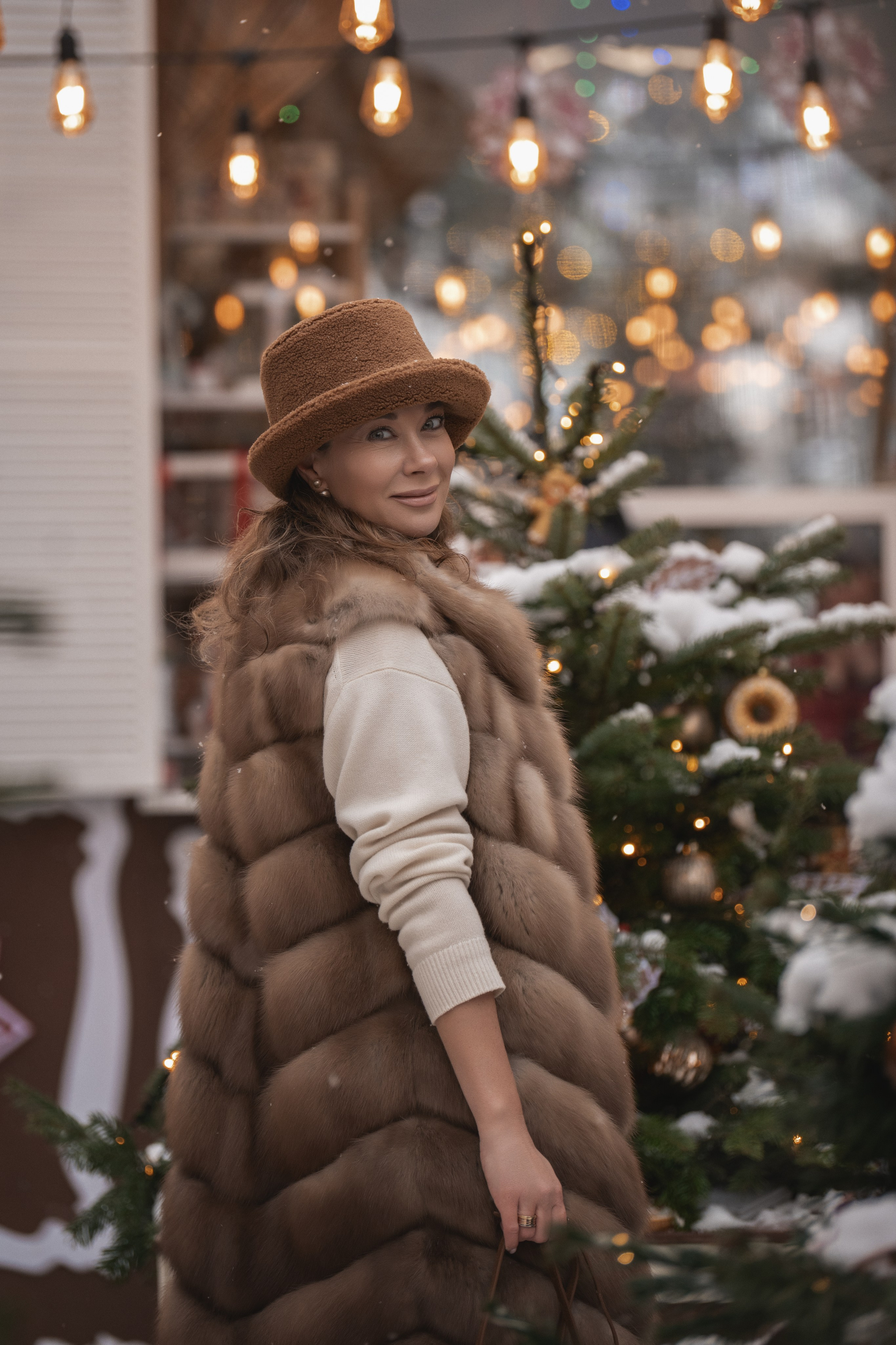 Фотосессия на улице зимой. Женский фотограф в Москве Богдашкина Динара