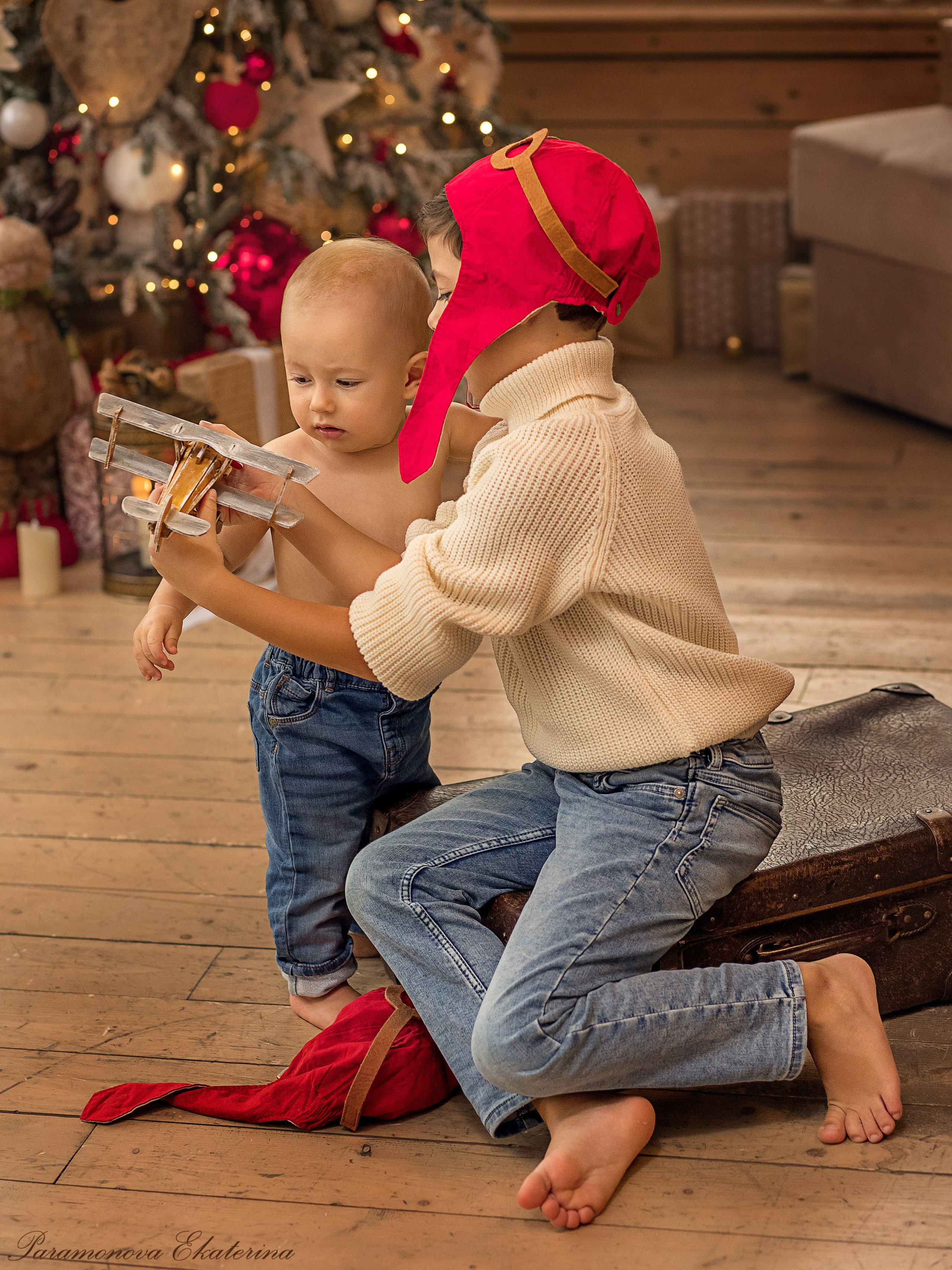 Семейный новый год. Семейный и детский фотограф В Москве Парамонова Екатерина