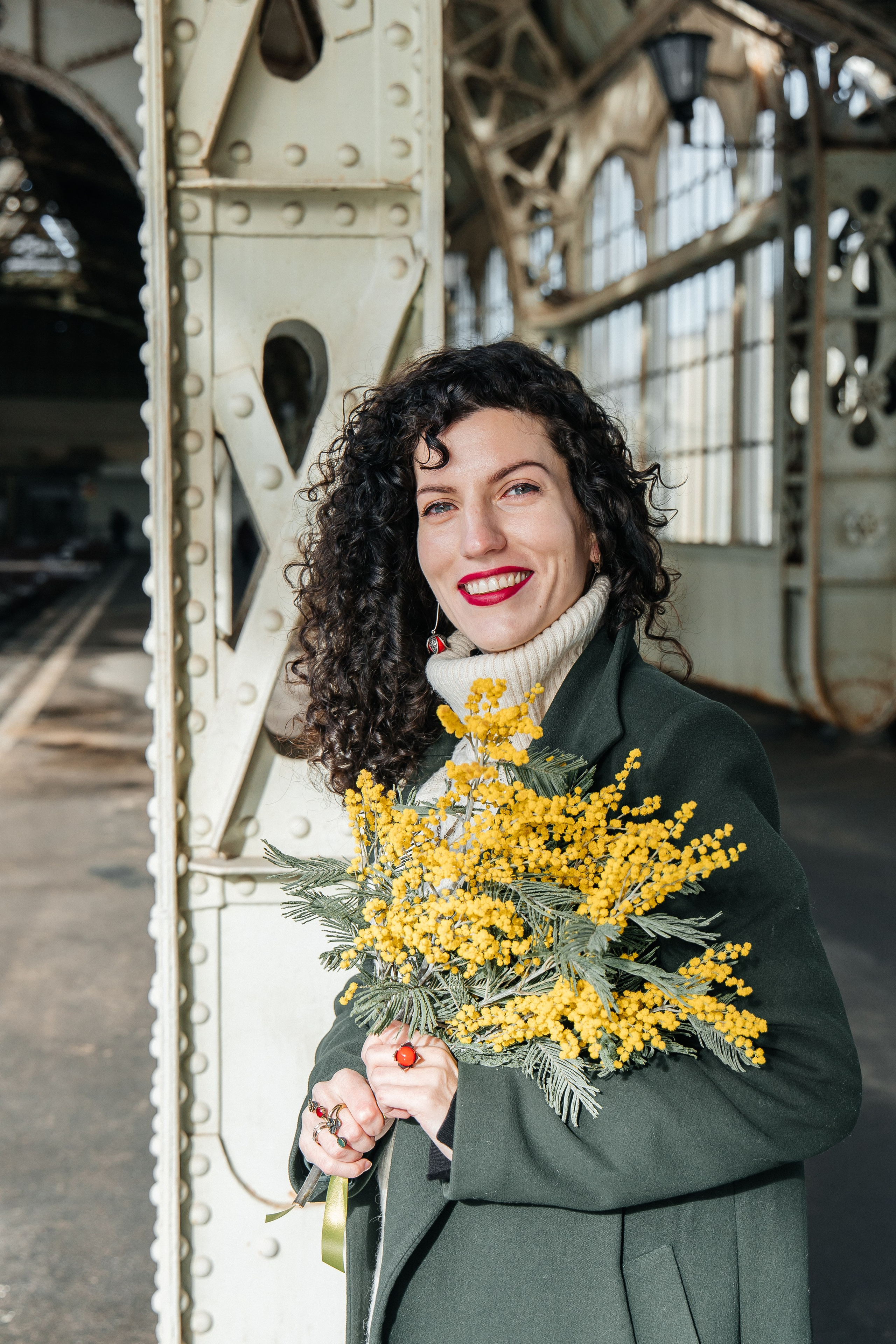 Вероника на Витебском вокзале. Фотограф в Санкт-Петербурге Аня Григорьева ♡