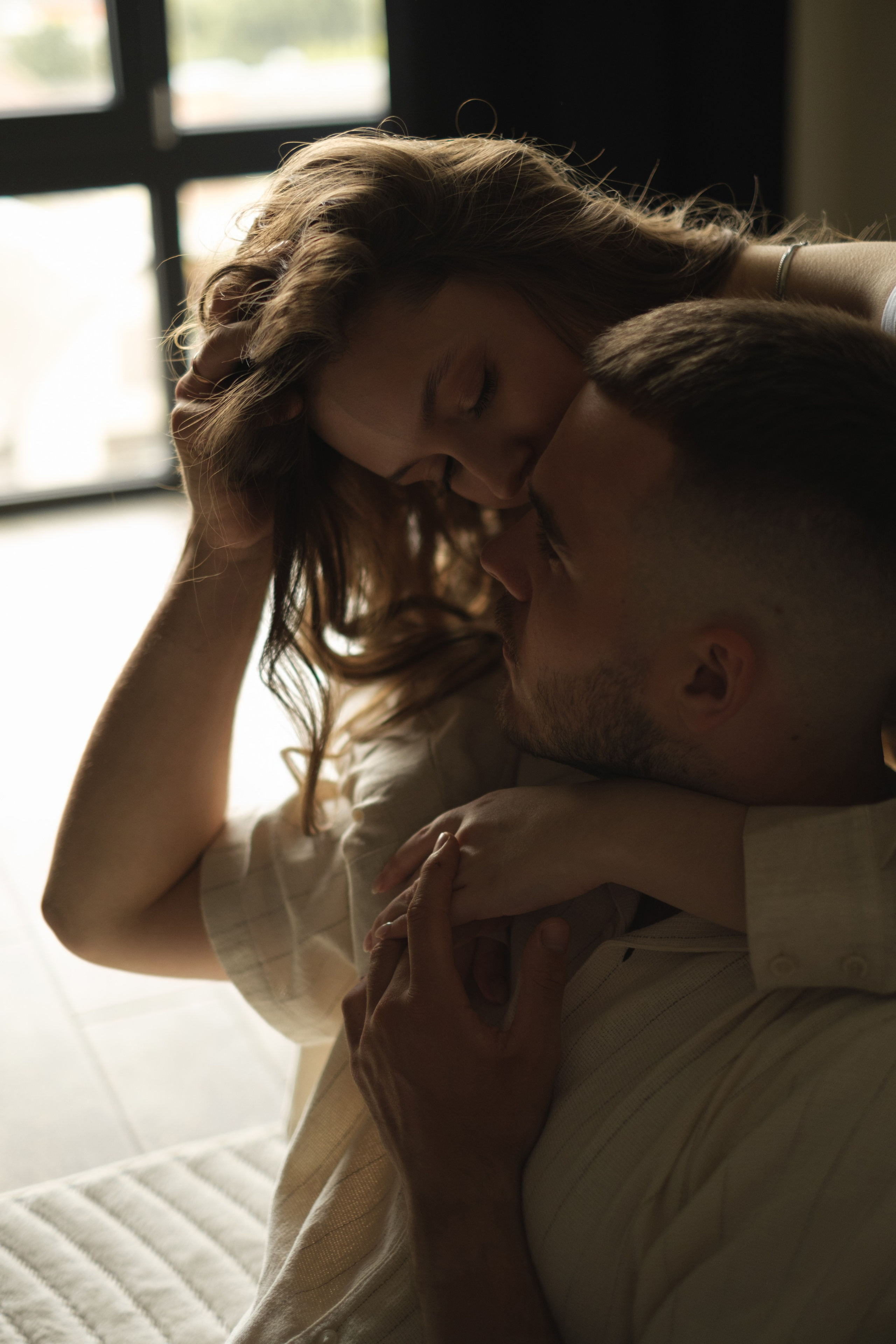 Саша и Диана. Фотограф в Москве. Женский и мужской портрет, лавстори (love story)