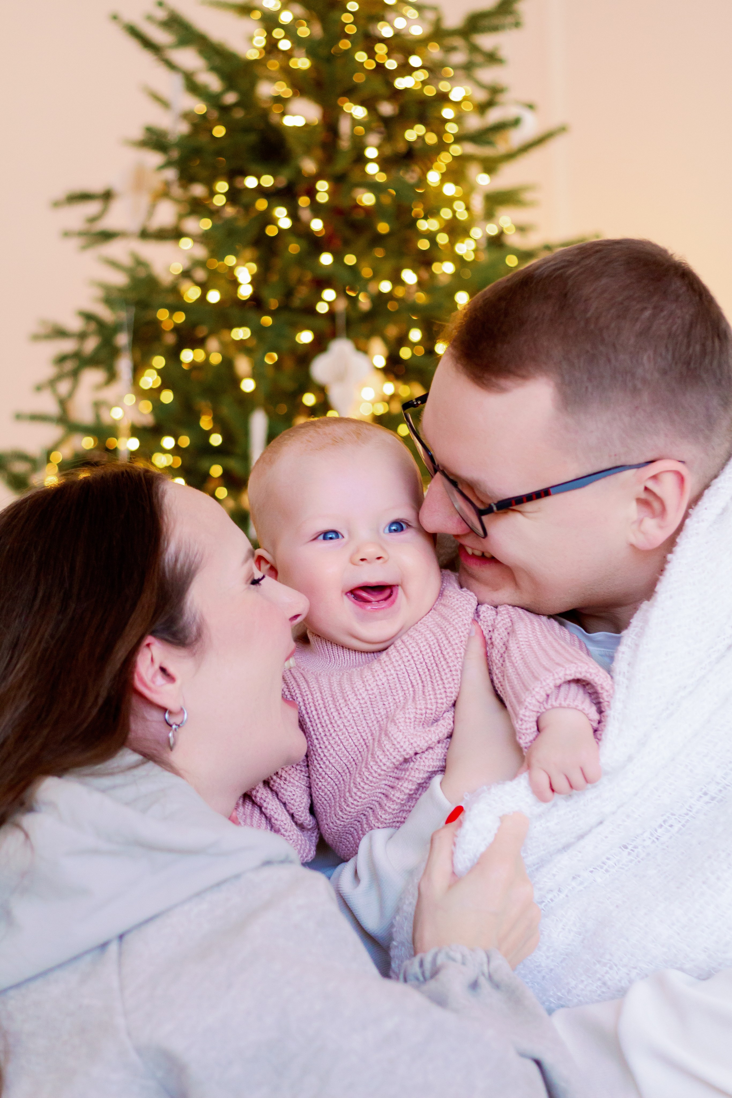 Новогодняя семейная фотосессия с малышом, Екатеринбург. Фотограф в Екатеринбурге Пойгина Елена