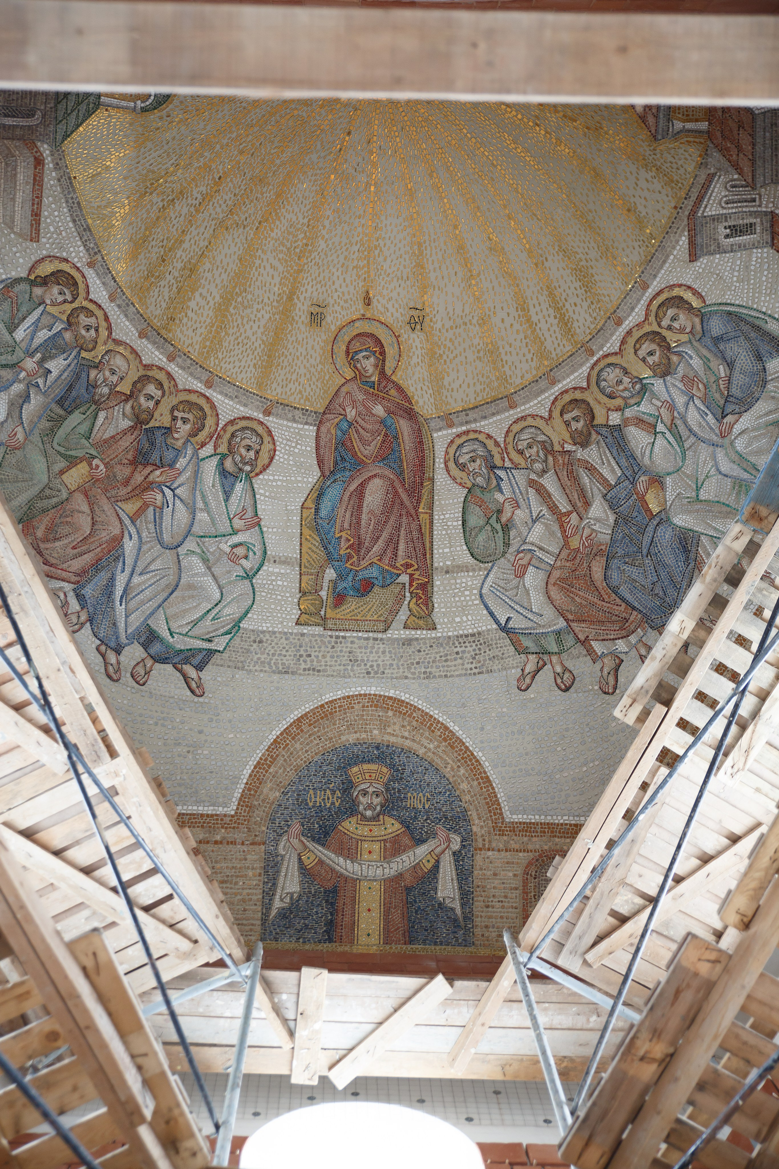 Успенский собор в монастыре Бештау. НИИКОРОВИН- мастерская мозаики и монументального искусства