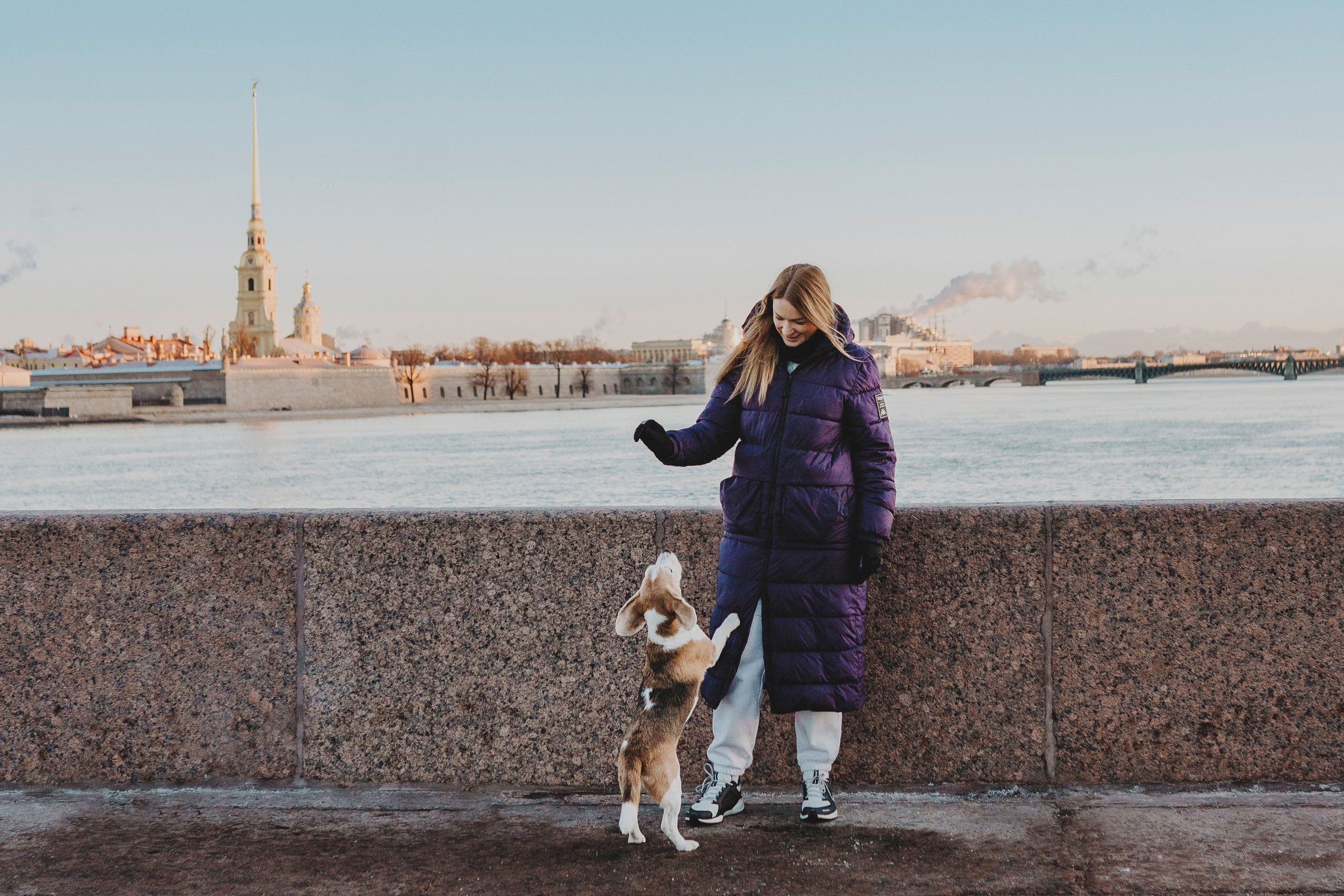 Ксения и Гаечка. Фотограф анималист в Спб недорого Олеся Майорова