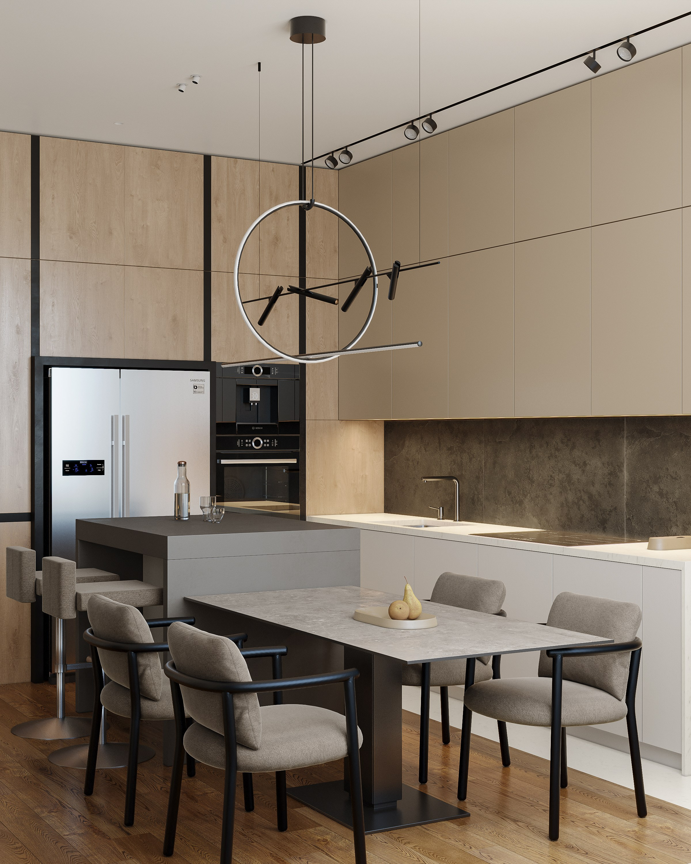 Квартира для L+D Archatelier. 3D визуализация интерьера и архитектурной среды