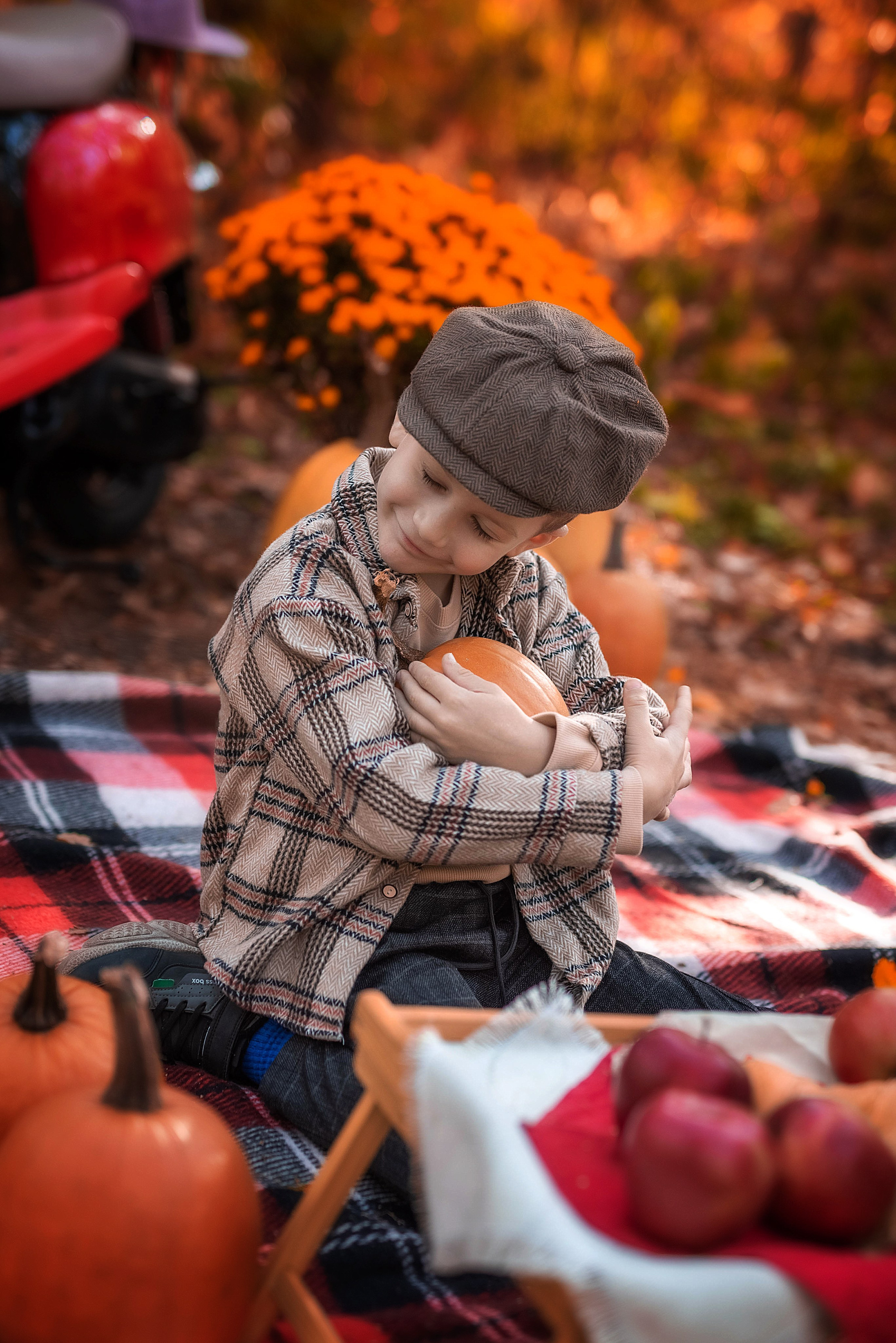 Осенняя фотосессия в лесу. Семейный, детский фотограф в Воронеже Анна Никитина