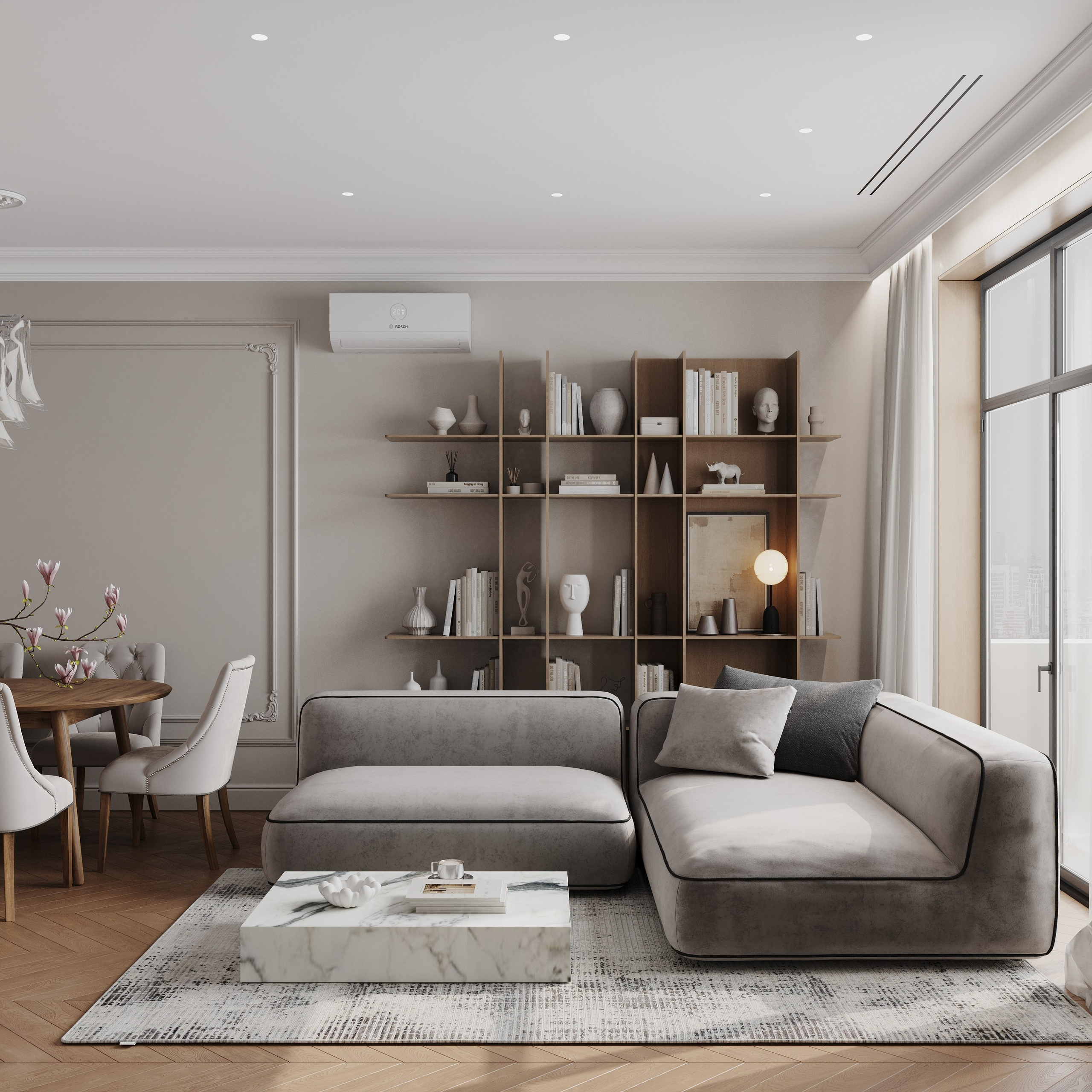 ЖК Легенда Московский 65 106 кв.м, г. Санкт-Петербург. 3d визуализатор Анастасия Науменко