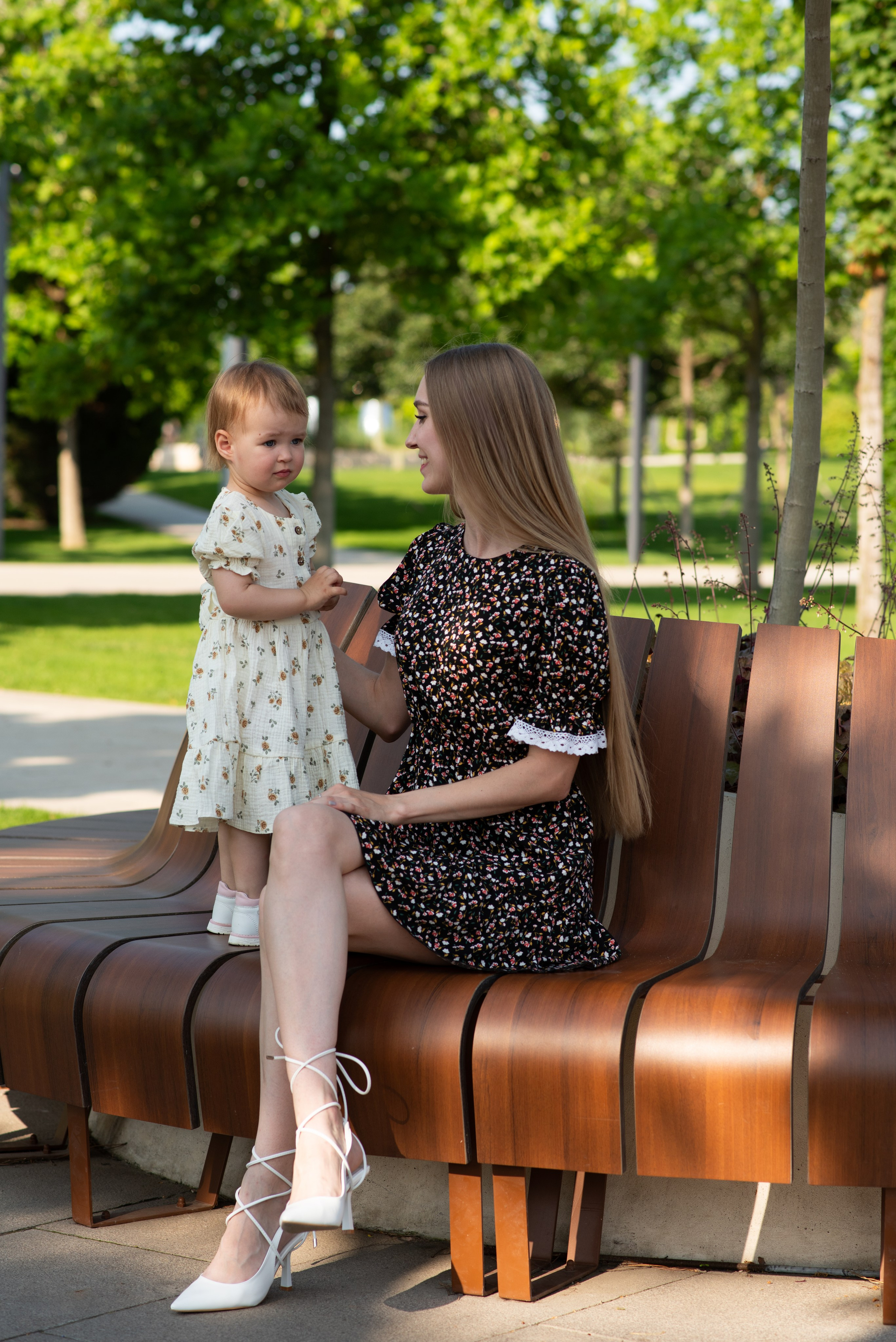 Катя с маленькой Кирой в «Галицком». Фотограф в Краснодаре Анна Карелина