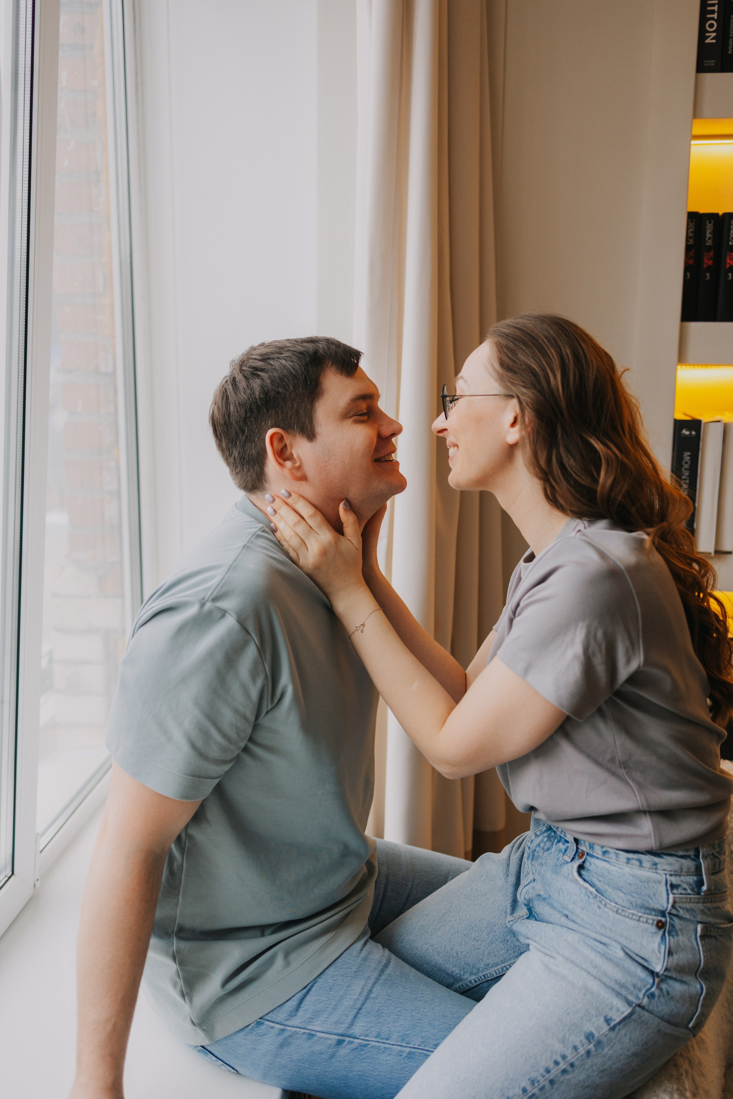 Большая семья. Домашняя фотосессия