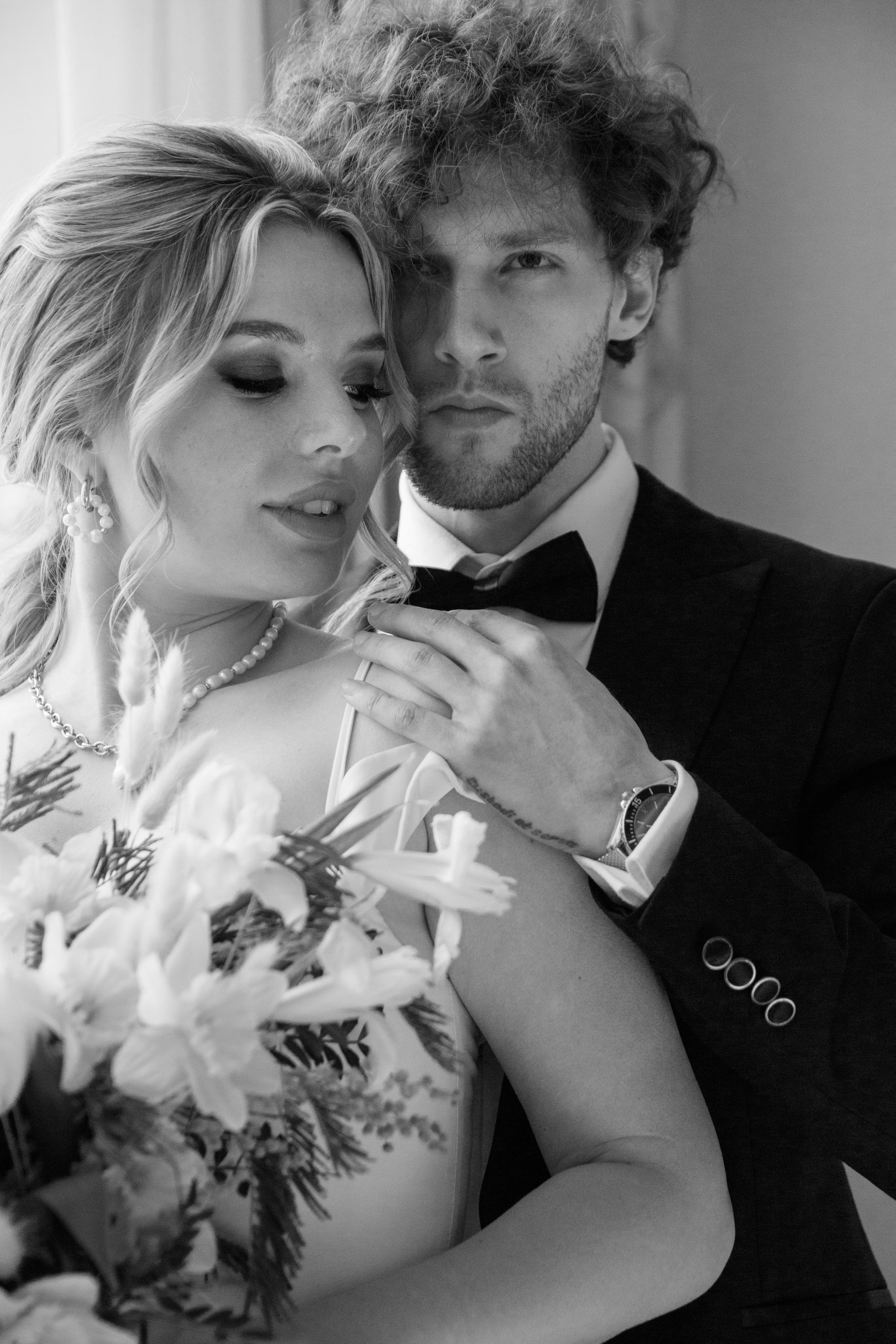 Дарья и Антон ЧБ. Женский и семейный фотограф в Москве и Московской области Наталья Минт