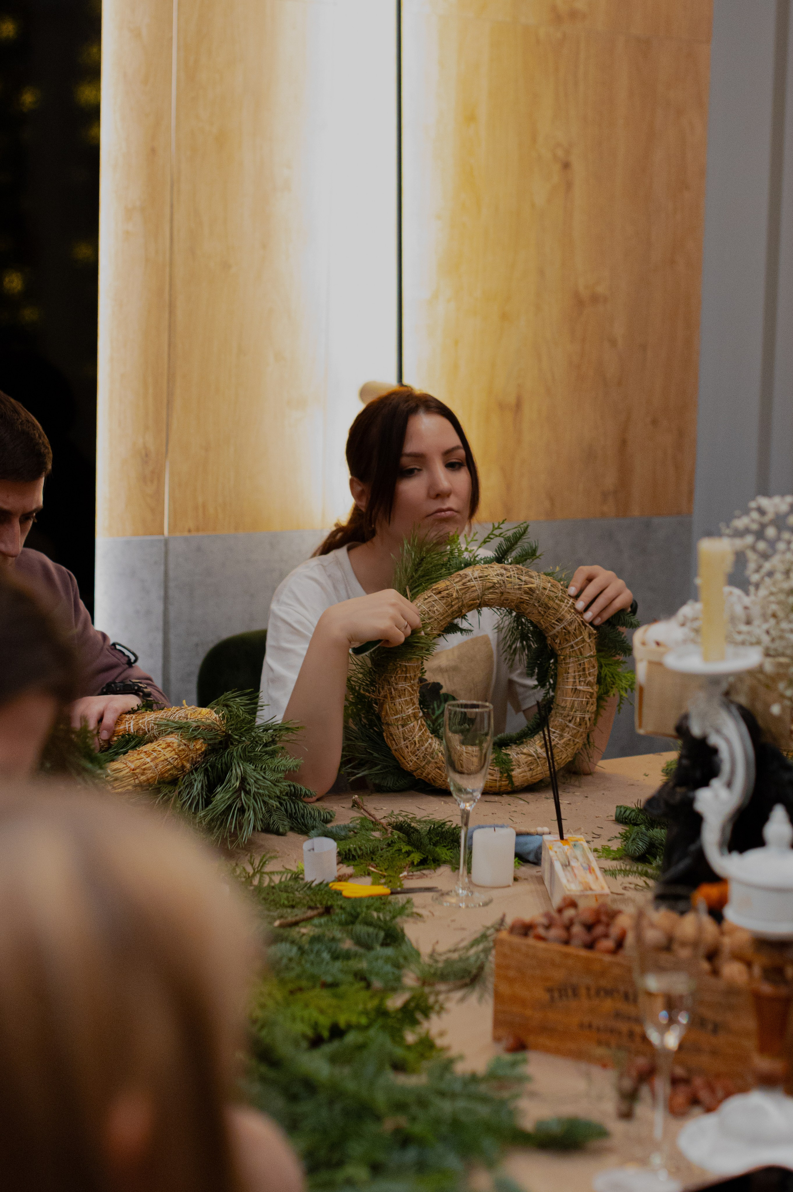 Мк Новогодний Венок. Анастасия Ракчеева Художник